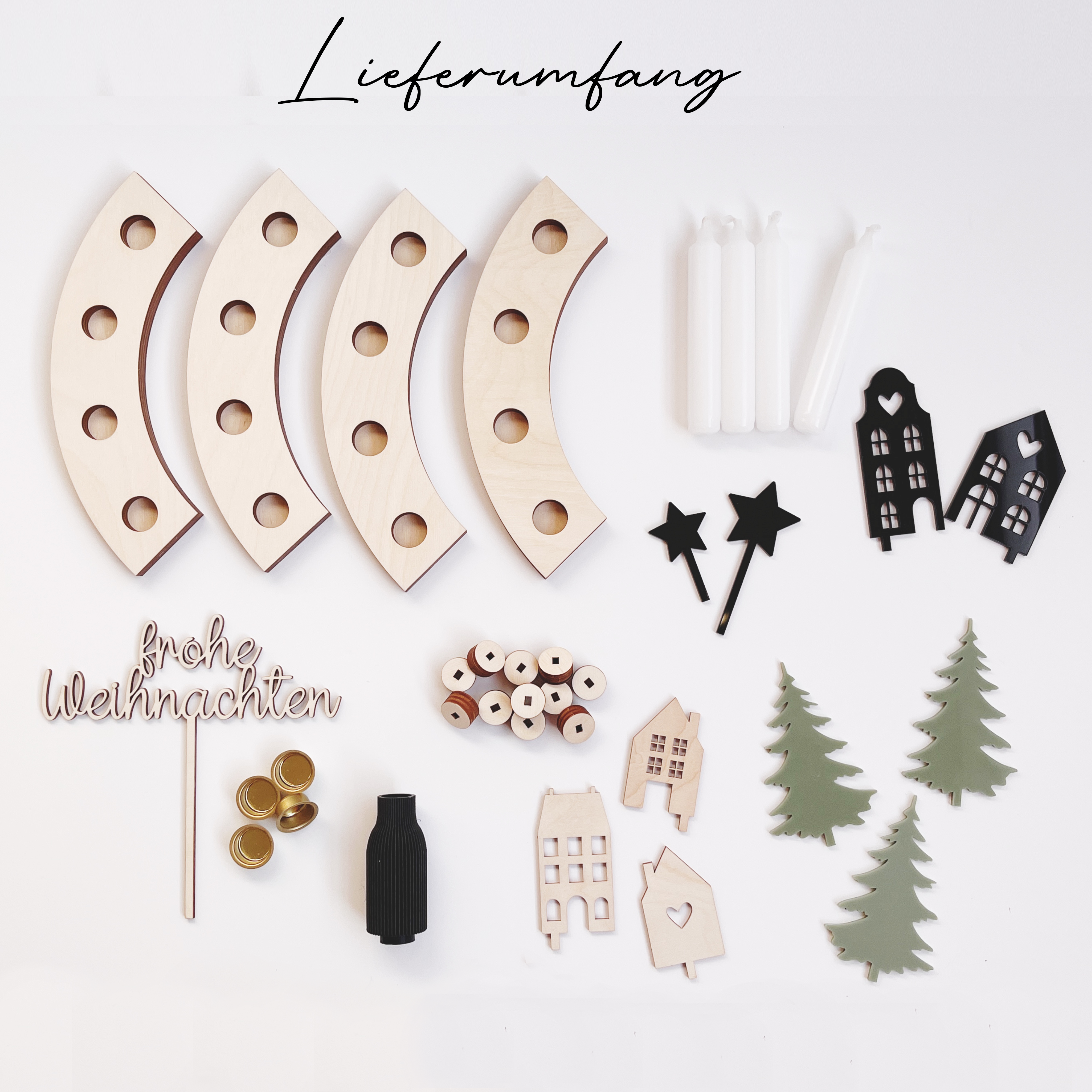 Handgemachter Adventskranz – nachhaltig, erweiterbar & jedes Jahr wiederverwendbar