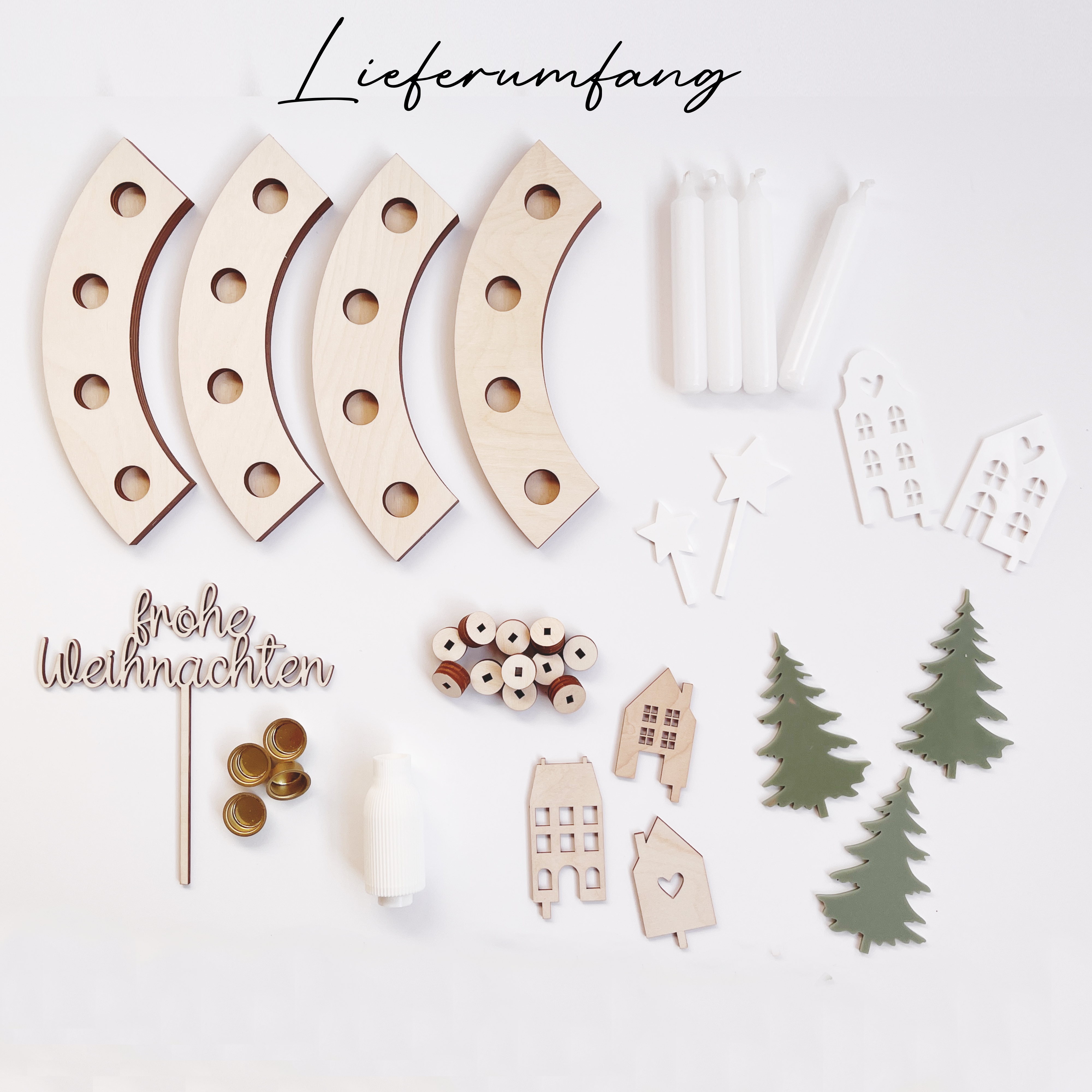 Handgemachter Adventskranz – nachhaltig, erweiterbar & jedes Jahr wiederverwendbar