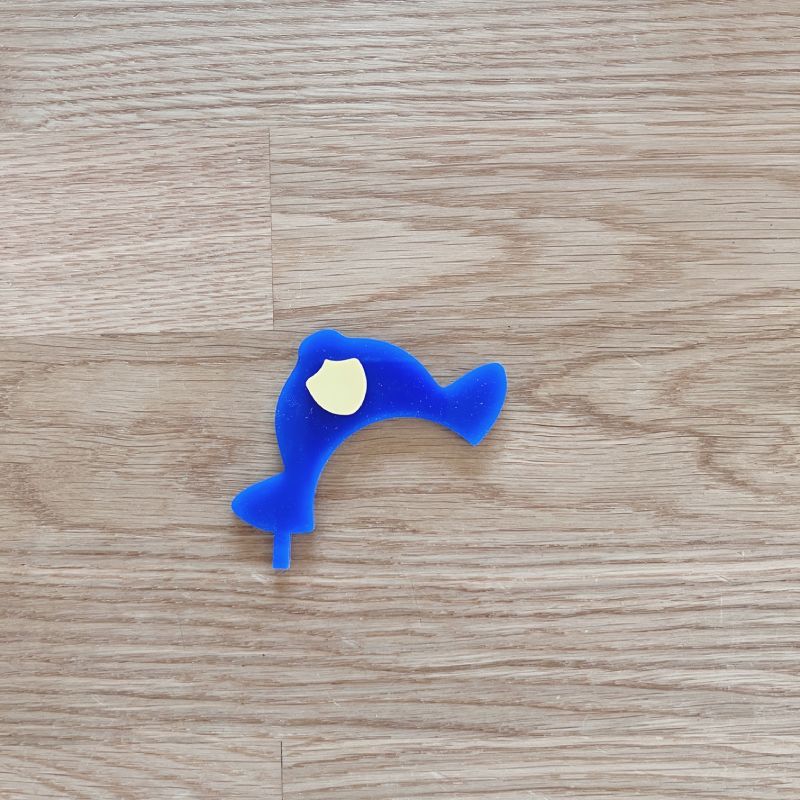 Motivstecker Feuerwehr Helm aus Acryl