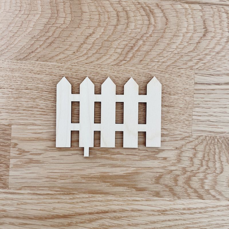 Motivstecker Weidezaun aus Holz