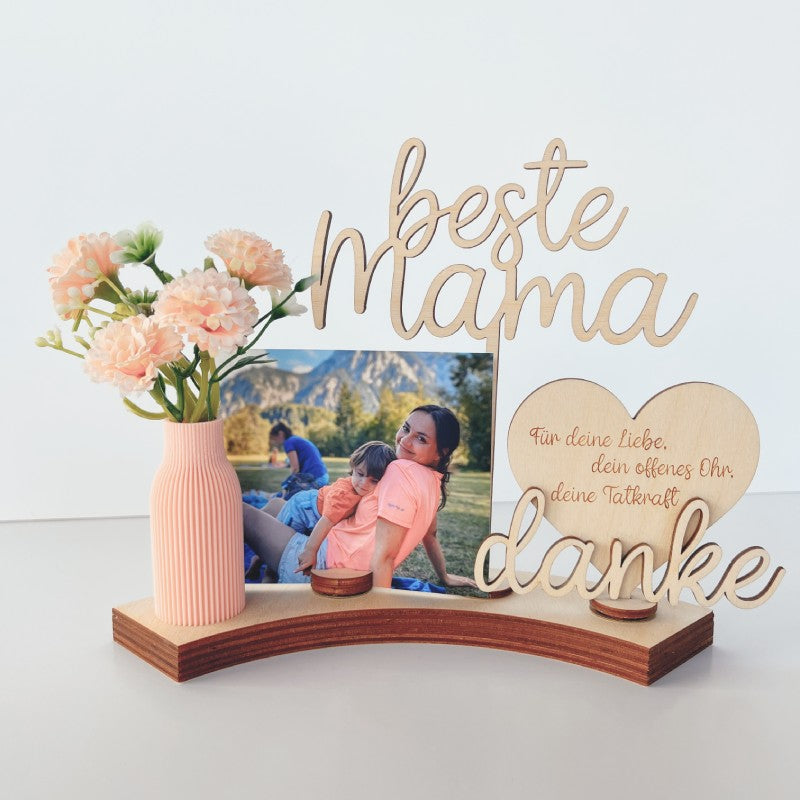 Viertemodul Set mit Dekovase und Stecker für Muttertag