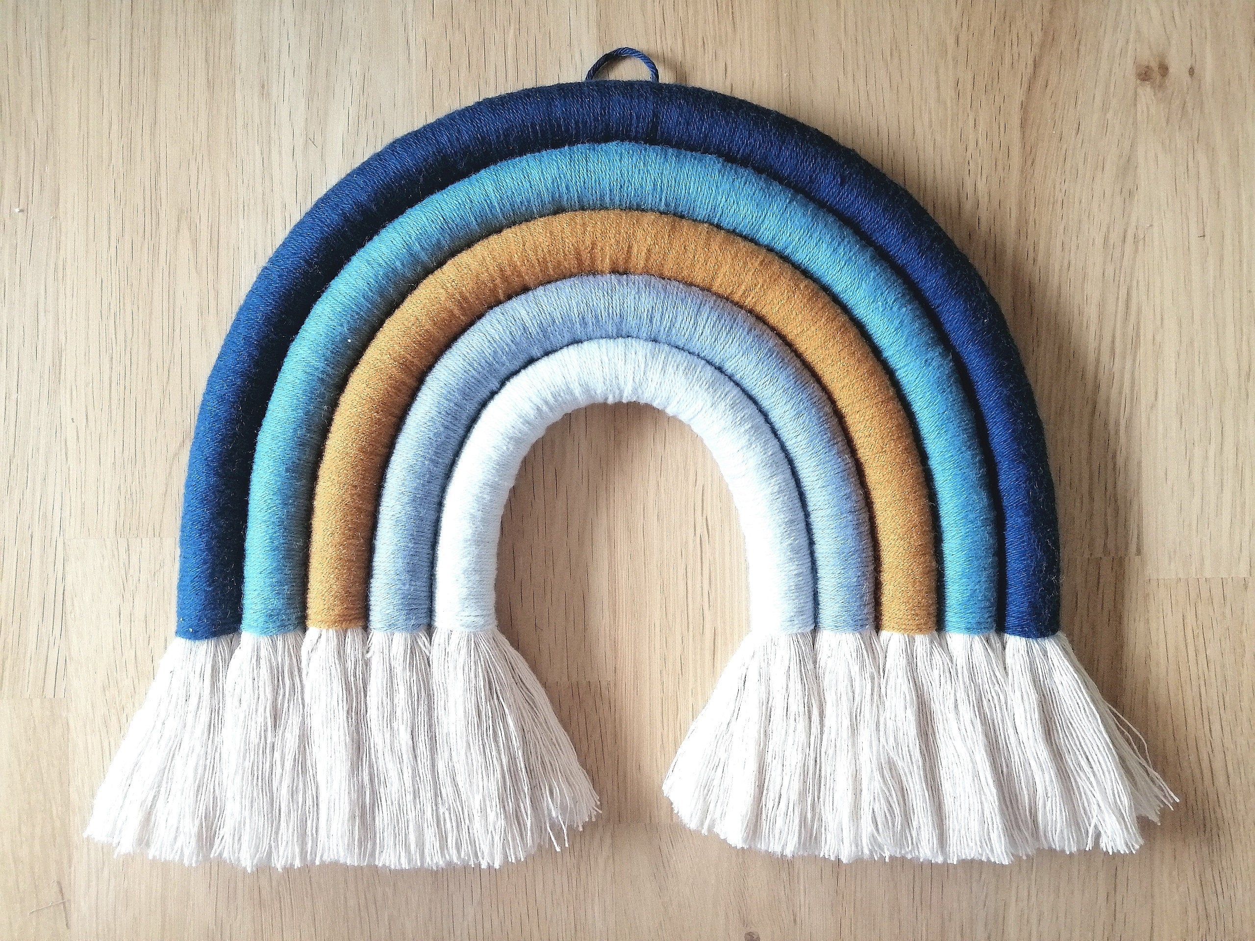 16mm DIY Macrame Regenbogen Seil geflochtenes Seil Baumwollseil Makramee Seil