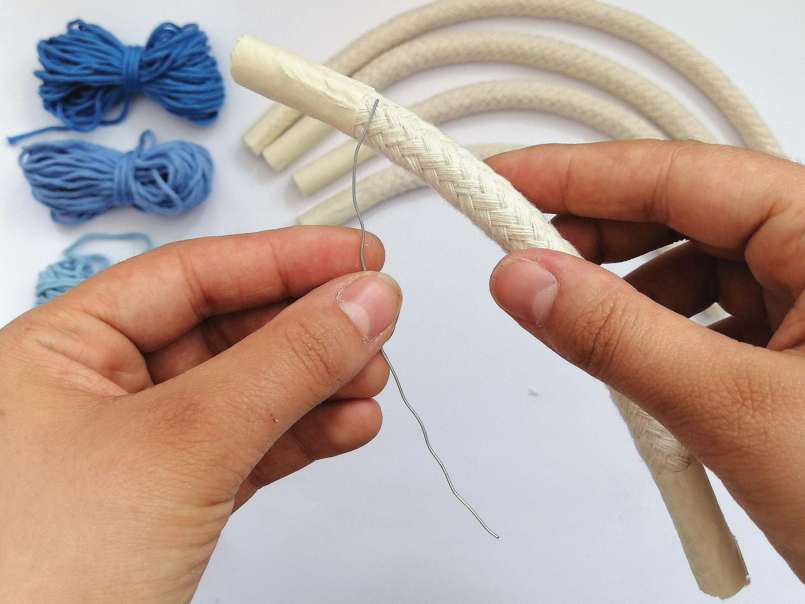 DIY Makramee Regenbogen PDF TUTORIAL Do it Yourself Rainbow Tutorial Fiber Rainbow Macrame Rainbow