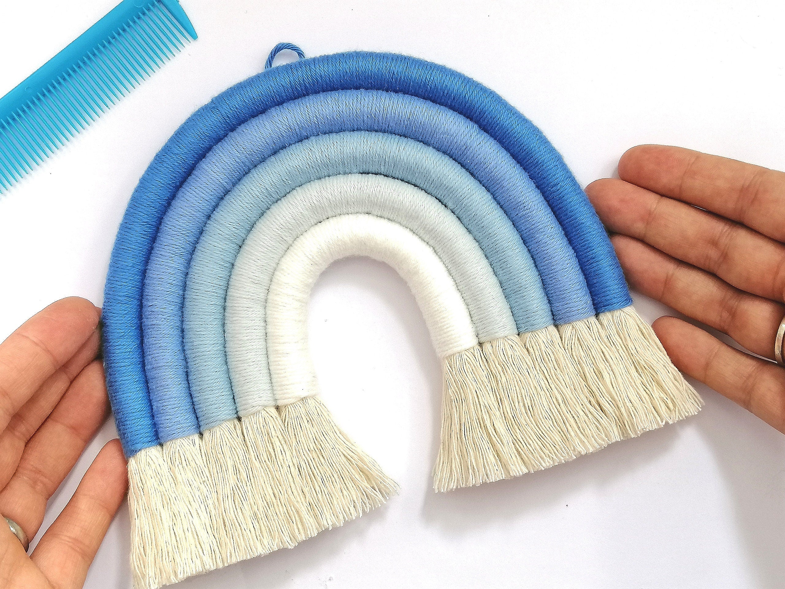 DIY Makramee Regenbogen PDF TUTORIAL Do it Yourself Rainbow Tutorial Fiber Rainbow Macrame Rainbow