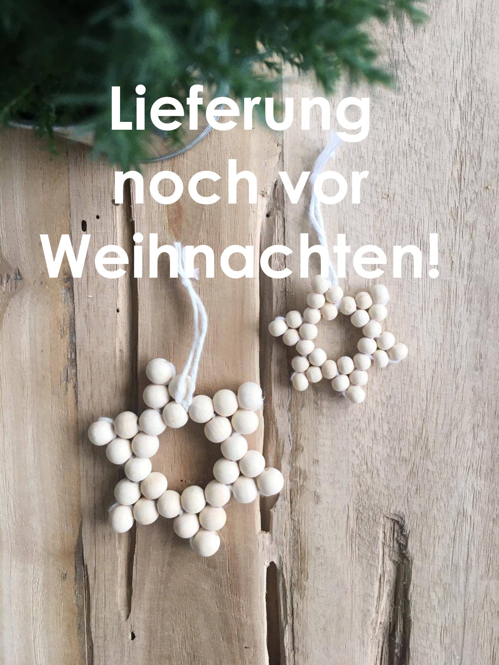 10er SET Holzperlensterne Holzperlen Sterne Holzsterne Christbaumschmuck skandinavisch Weihnachten Weihnachtsbaum Stern Weihnachtsdeko