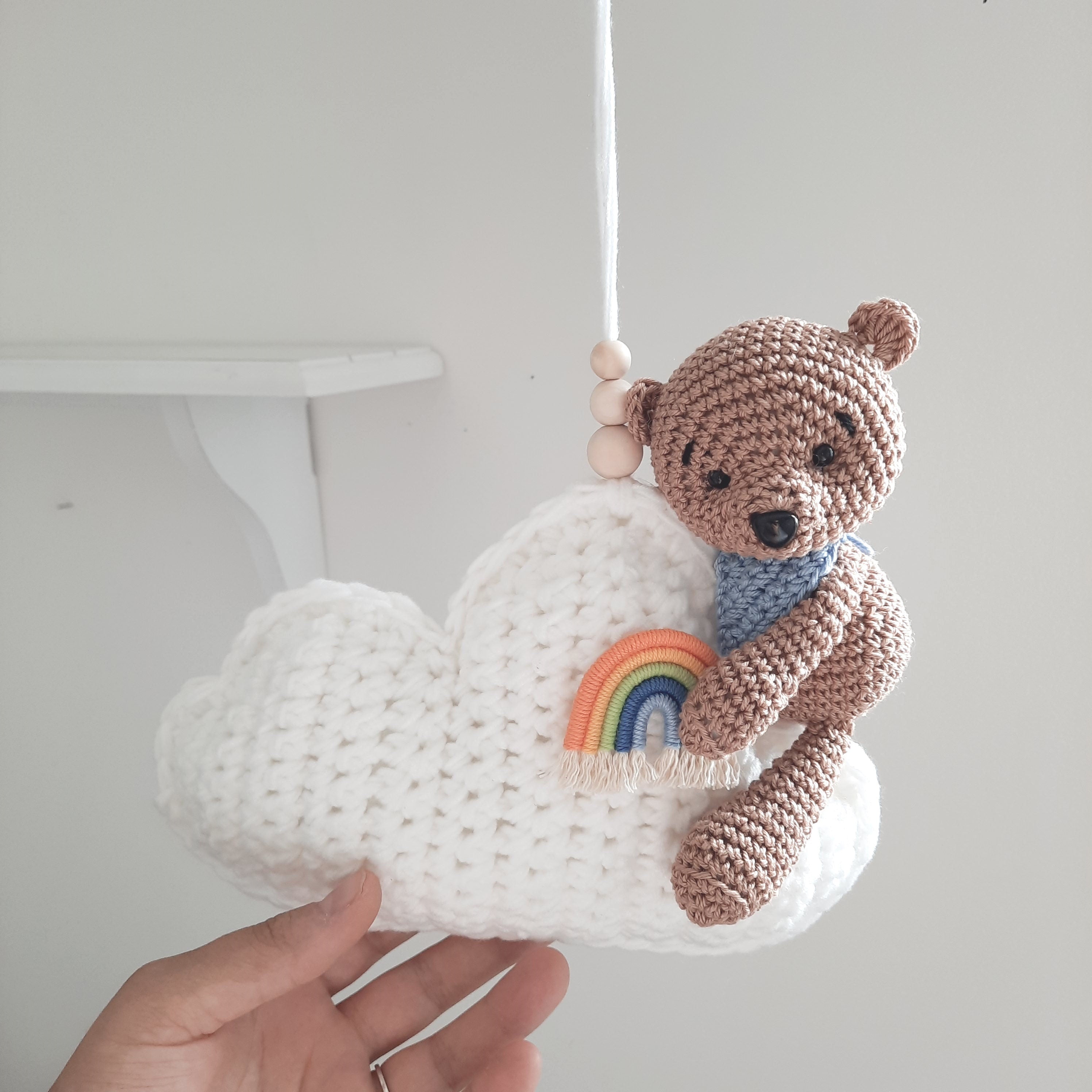 Cloud Crochet Pattern, PDF TUTORIAL Cloud, Do it Yourself Cloud, Written Instructions for Clouds