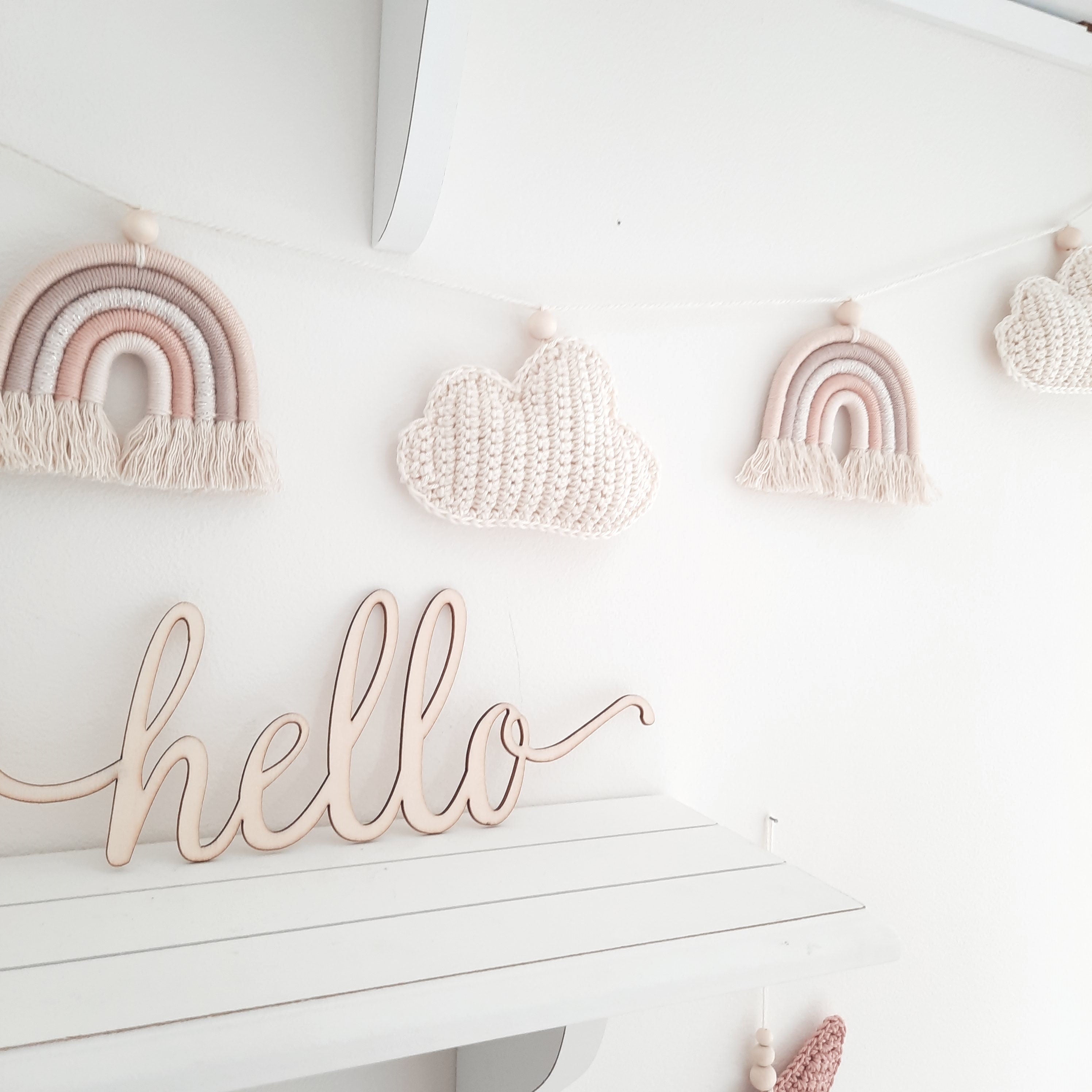 Cloud Crochet Pattern, PDF TUTORIAL Cloud, Do it Yourself Cloud, Written Instructions for Clouds