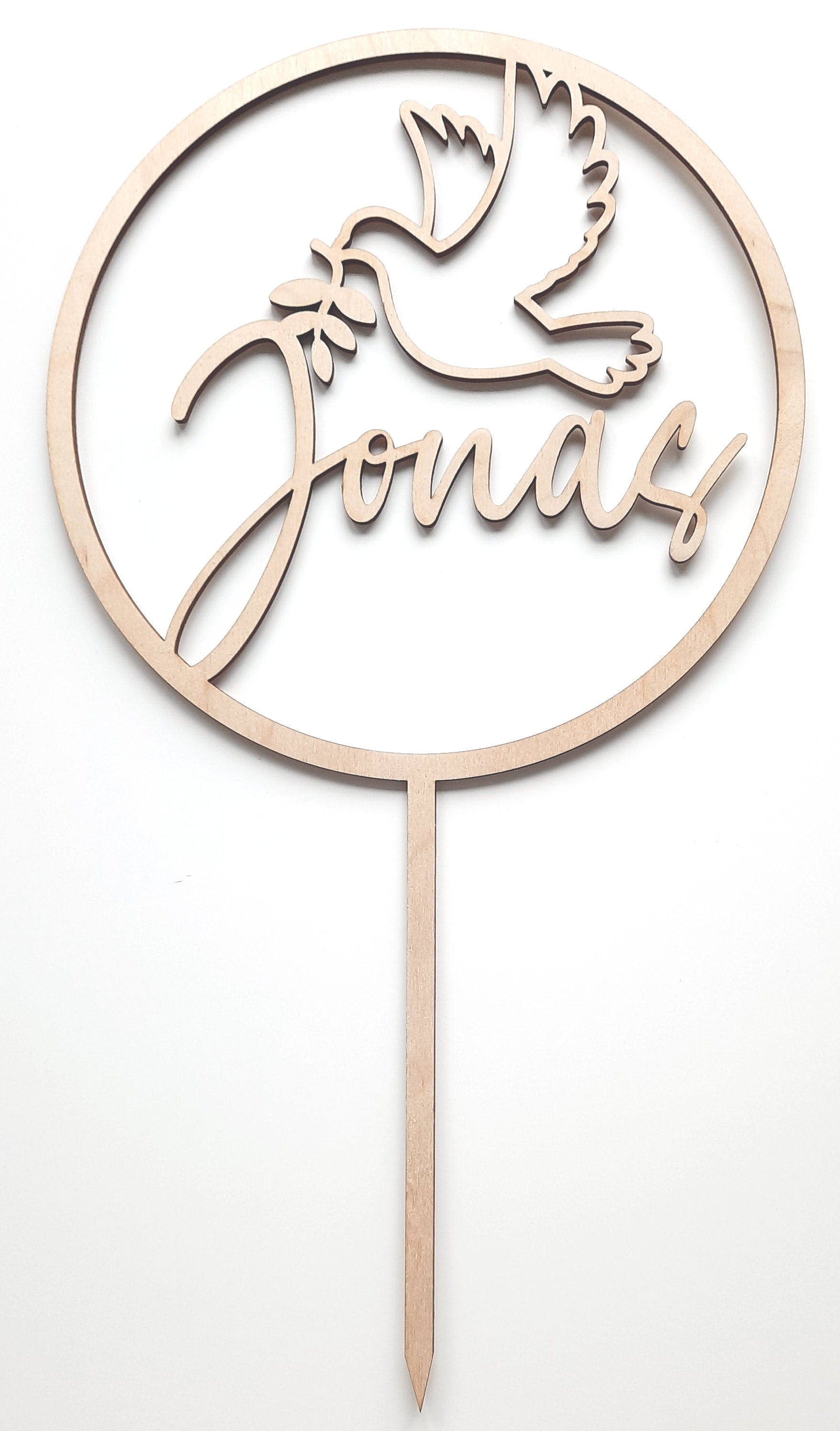 Caketopper für eine Taufe, Kuchendekoration, Tortenverzierung, Taufgeschenk