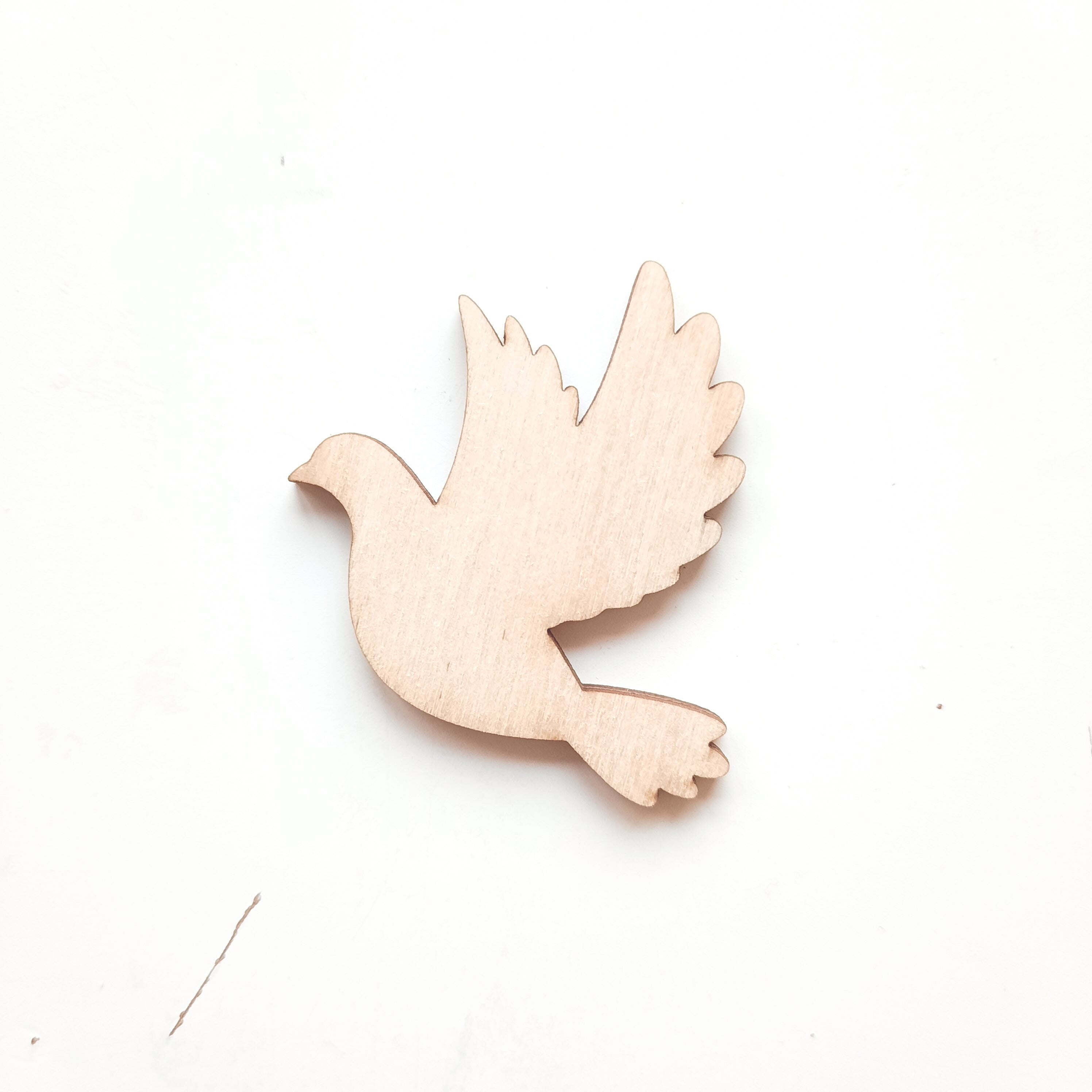 Streudeko Tauben, Tauben aus Holz, Tischdekoration, Tischdeko Taufe, Geschenkdekoration