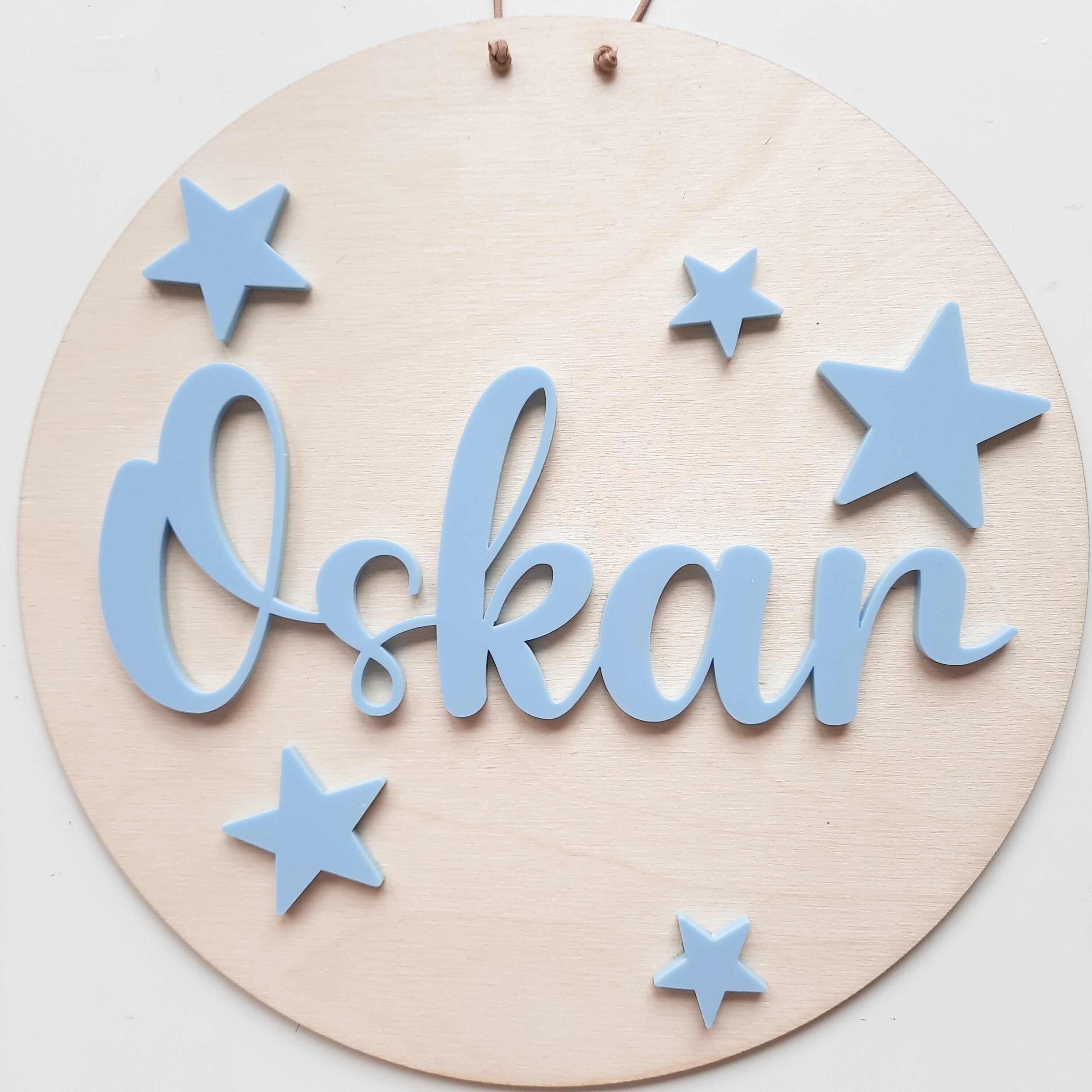 Personalisiertes Holzschild mit Acrylglas und Holz, Holzschild zur Geburt, Geschenk zur Geburt
