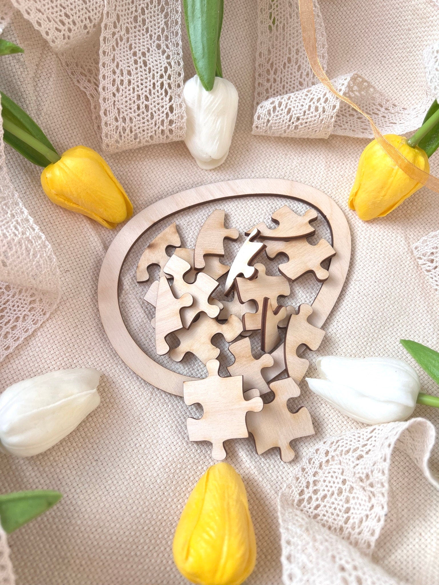 Ei Puzzle Basteln für Kinder, Ostergeschenk Puzzle Ei, Ostern Aktivität für Kinder