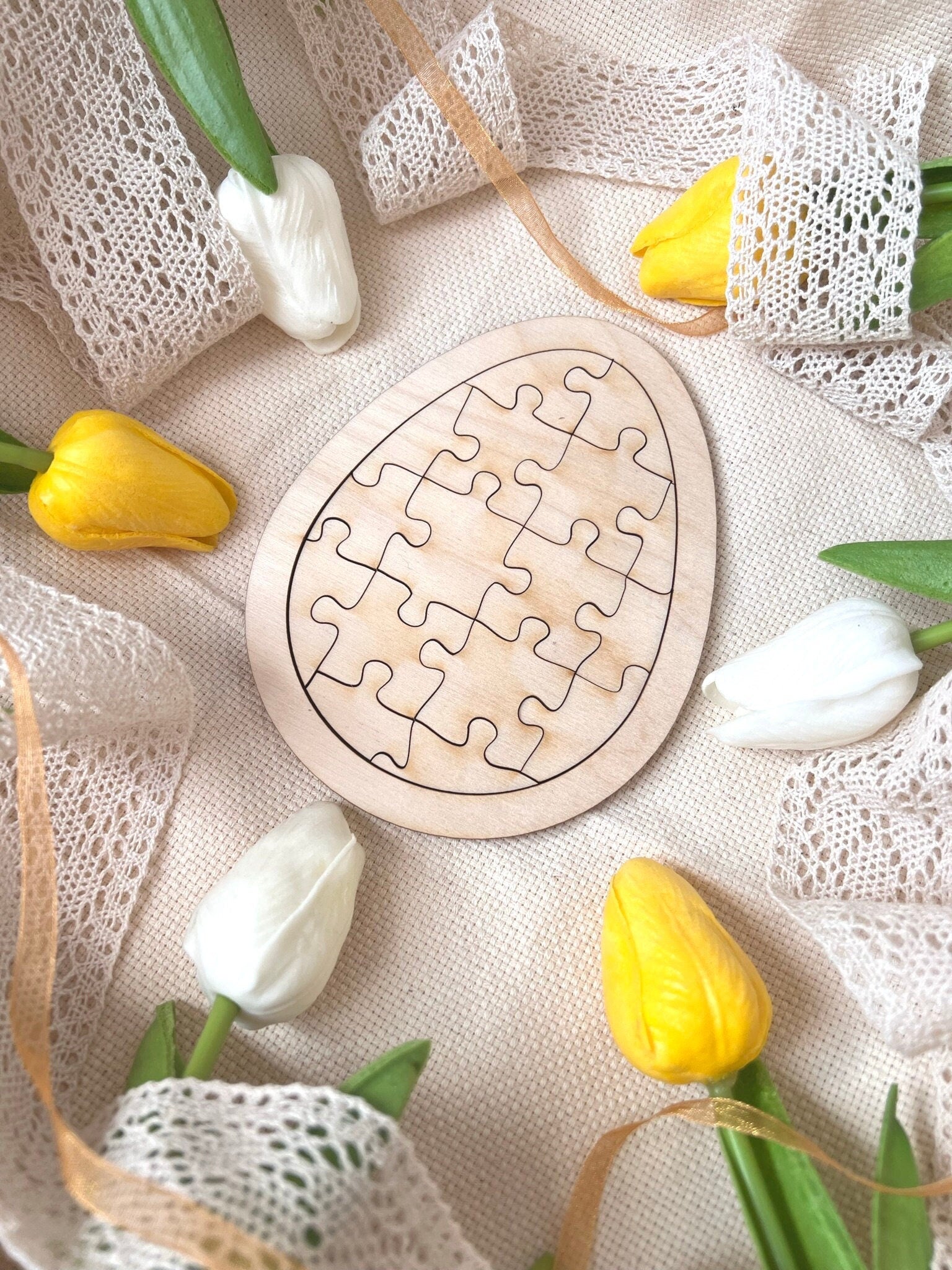 Ei Puzzle Basteln für Kinder, Ostergeschenk Puzzle Ei, Ostern Aktivität für Kinder