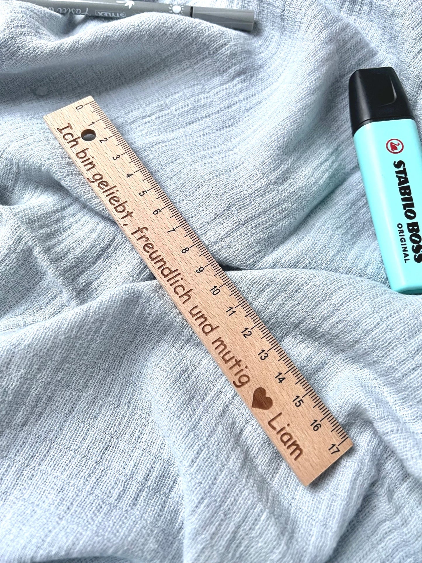 Personalisiertes Lineal zur Einschulung, Lineal Schulkind