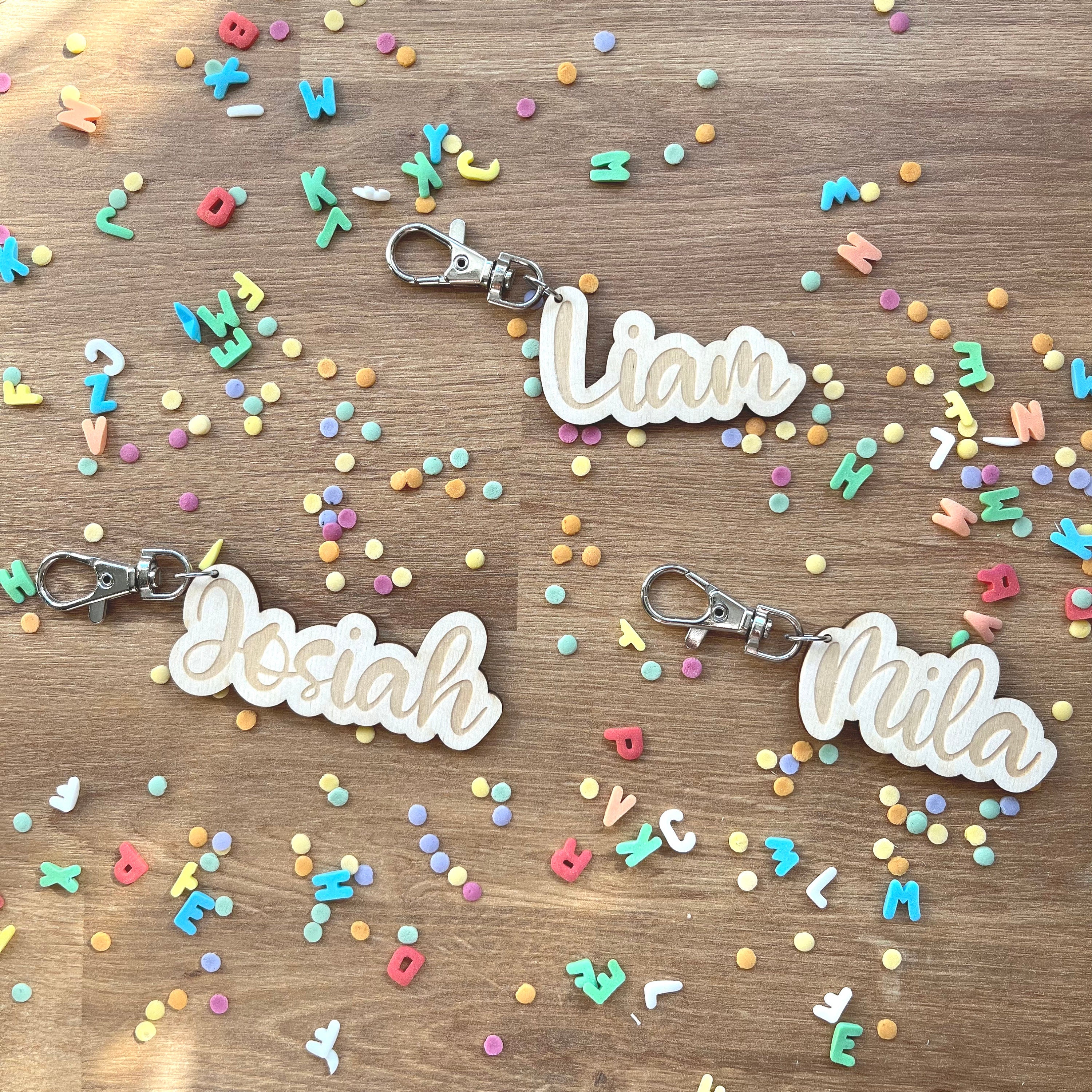 Personalisierter Schlüsselanhänger Schulstart, Schlüsselanhänger Einschulung, Schlüsselanhänger Kindergarten