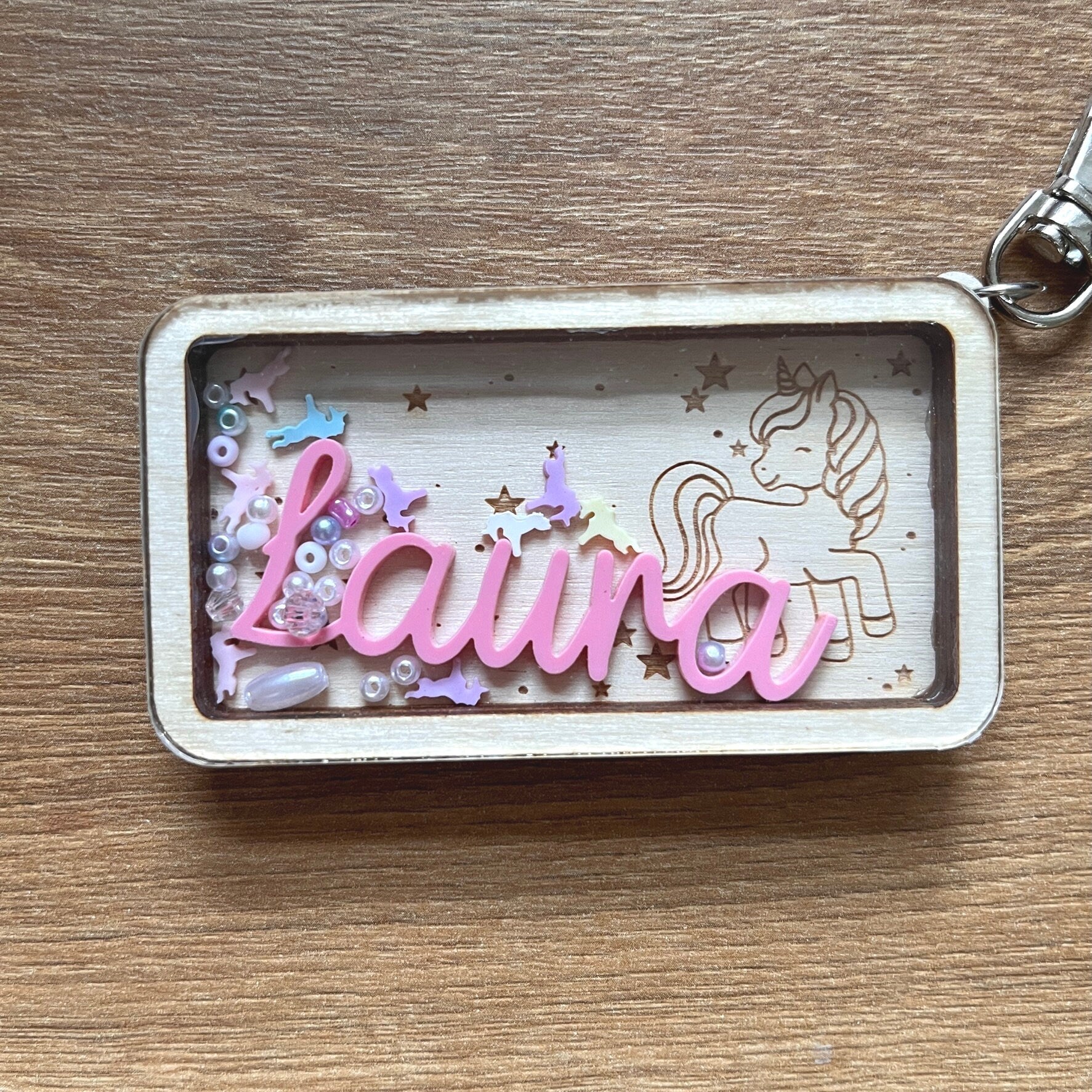 Personalisierter Schlüsselanhänger Schulstart, Einhorn Schlüsselanhänger Einschulung, Schlüsselanhänger Einhorn