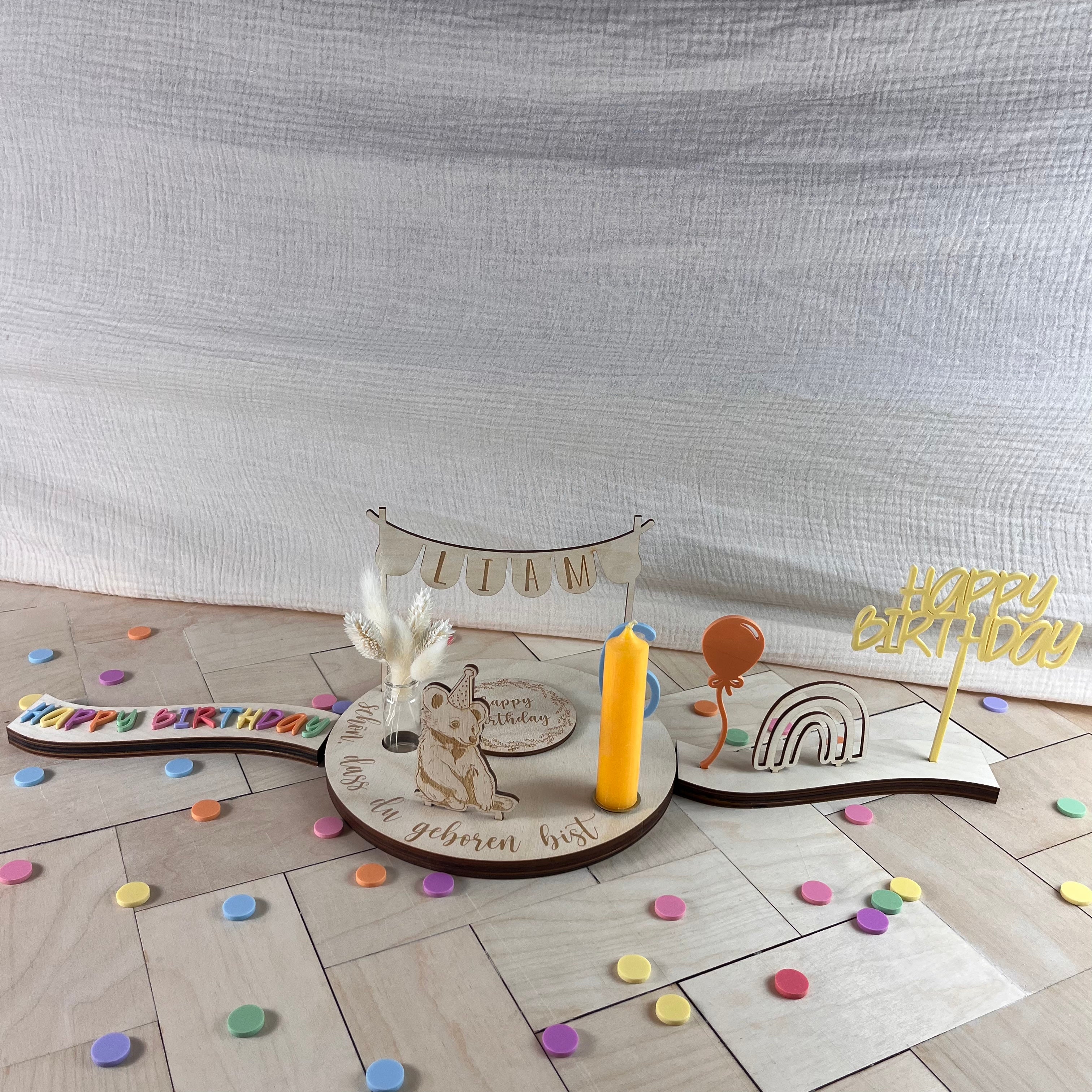 Buntes Konfetti für Kindergeburtstag