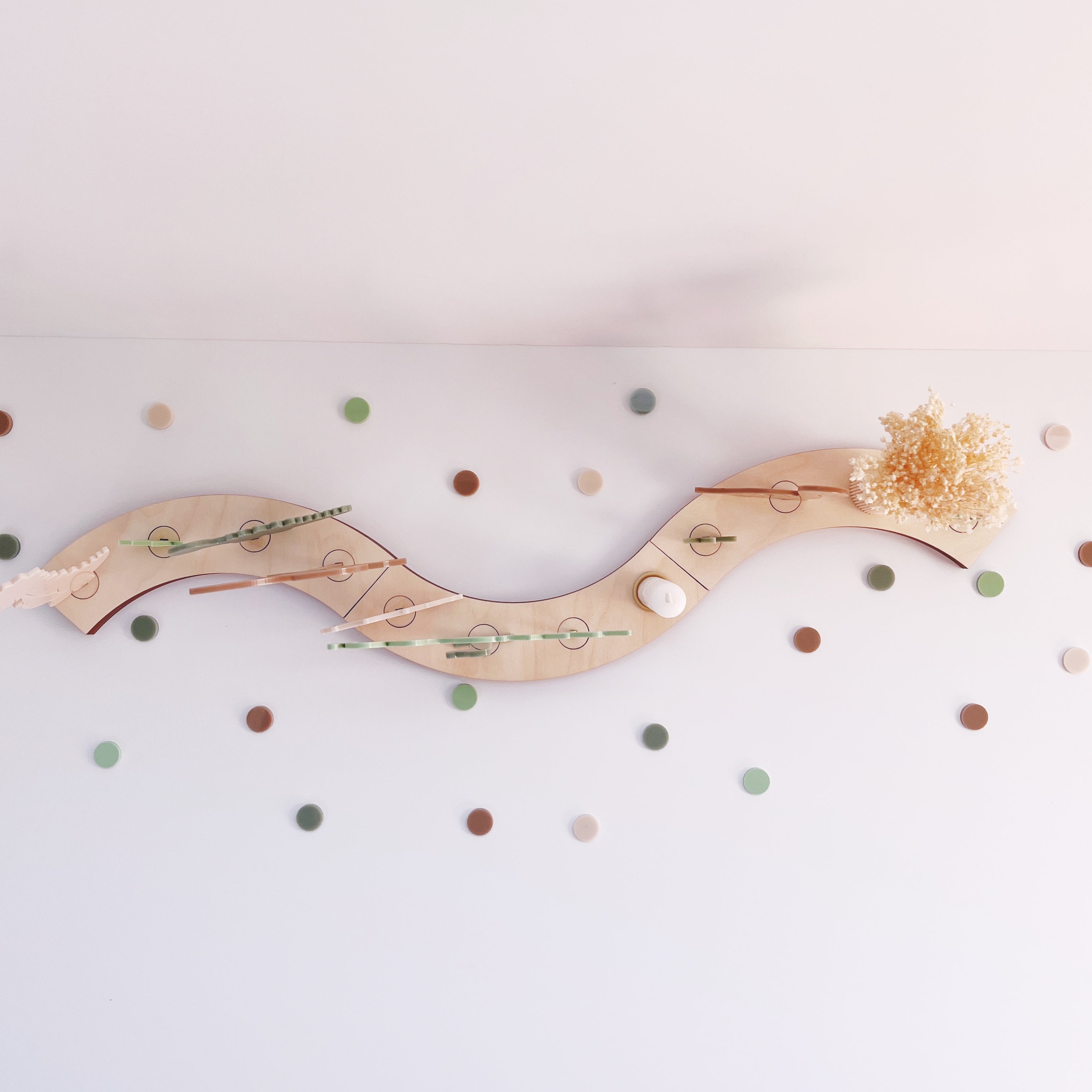 Personalisierter "Dino Teller", Geburtstagskranz mit Dinos