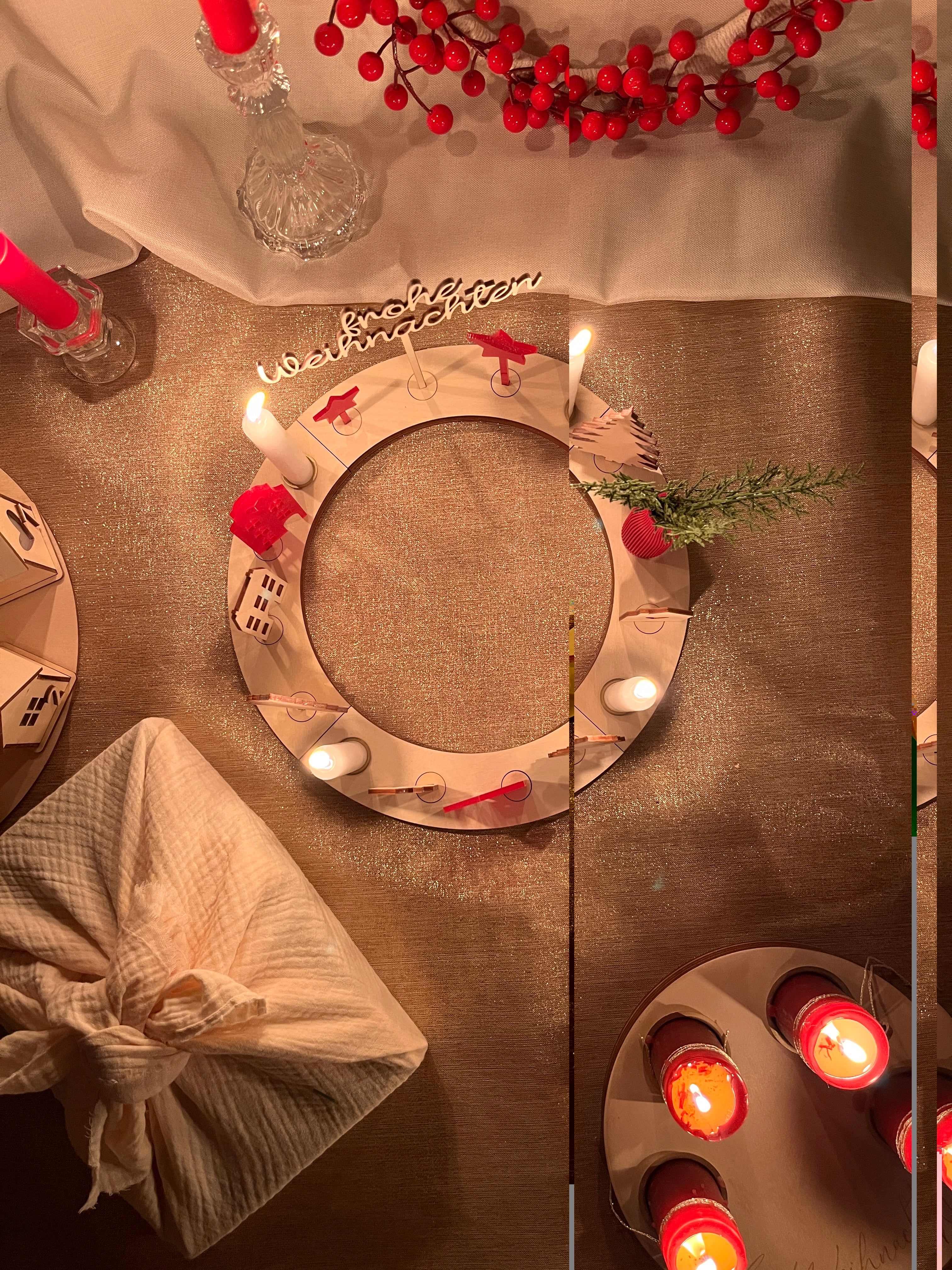 Handgemachter Adventskranz – nachhaltig, erweiterbar & jedes Jahr wiederverwendbar