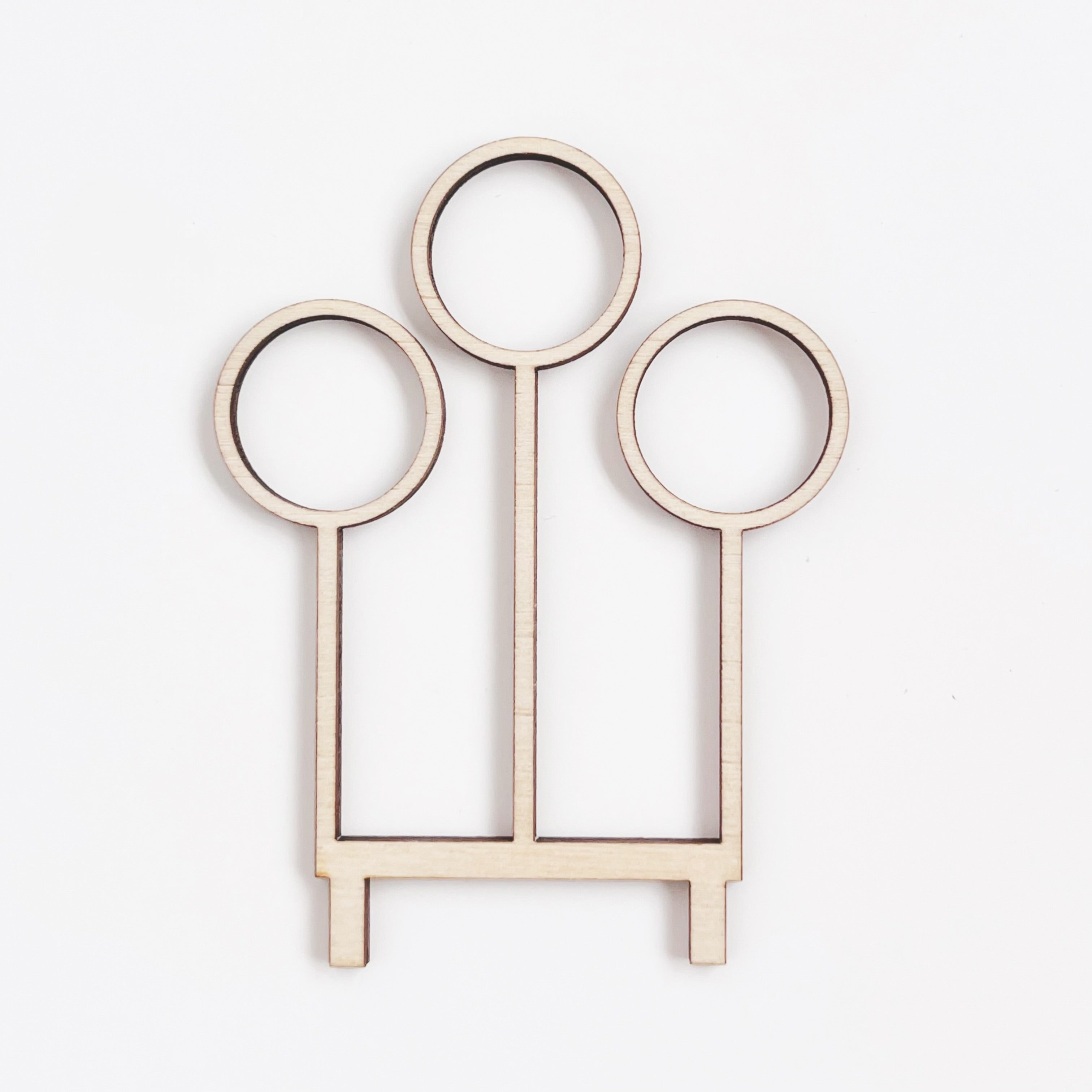 Motivstecker aus Holz, Zauberer Spiel