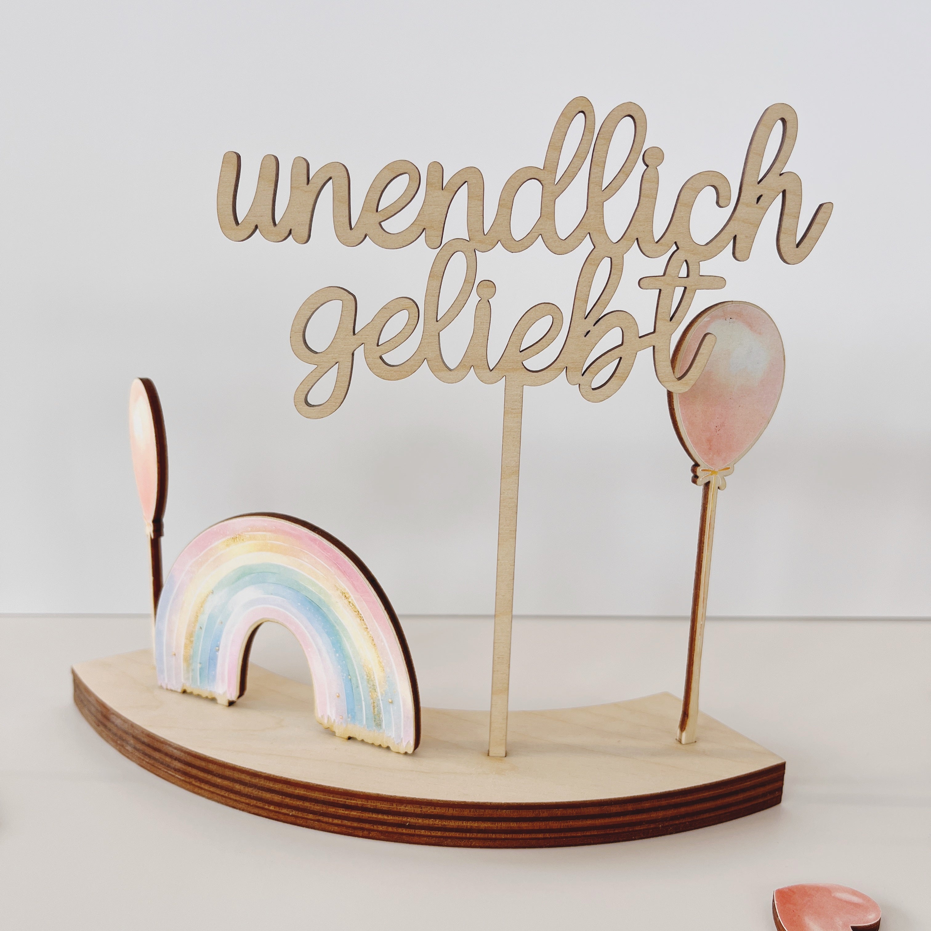 Luftballon Set aquarell Motivstecker