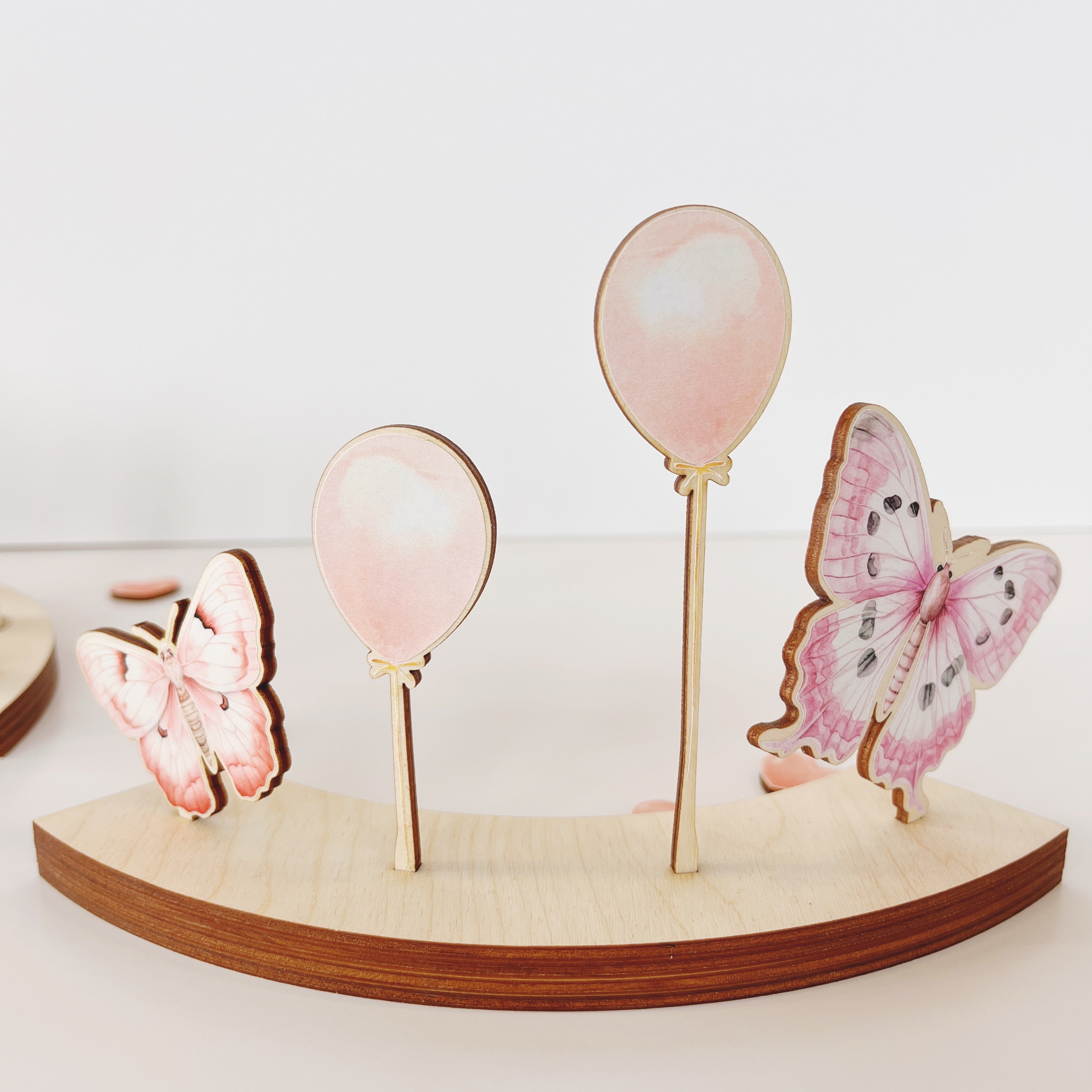 Luftballon Set aquarell Motivstecker