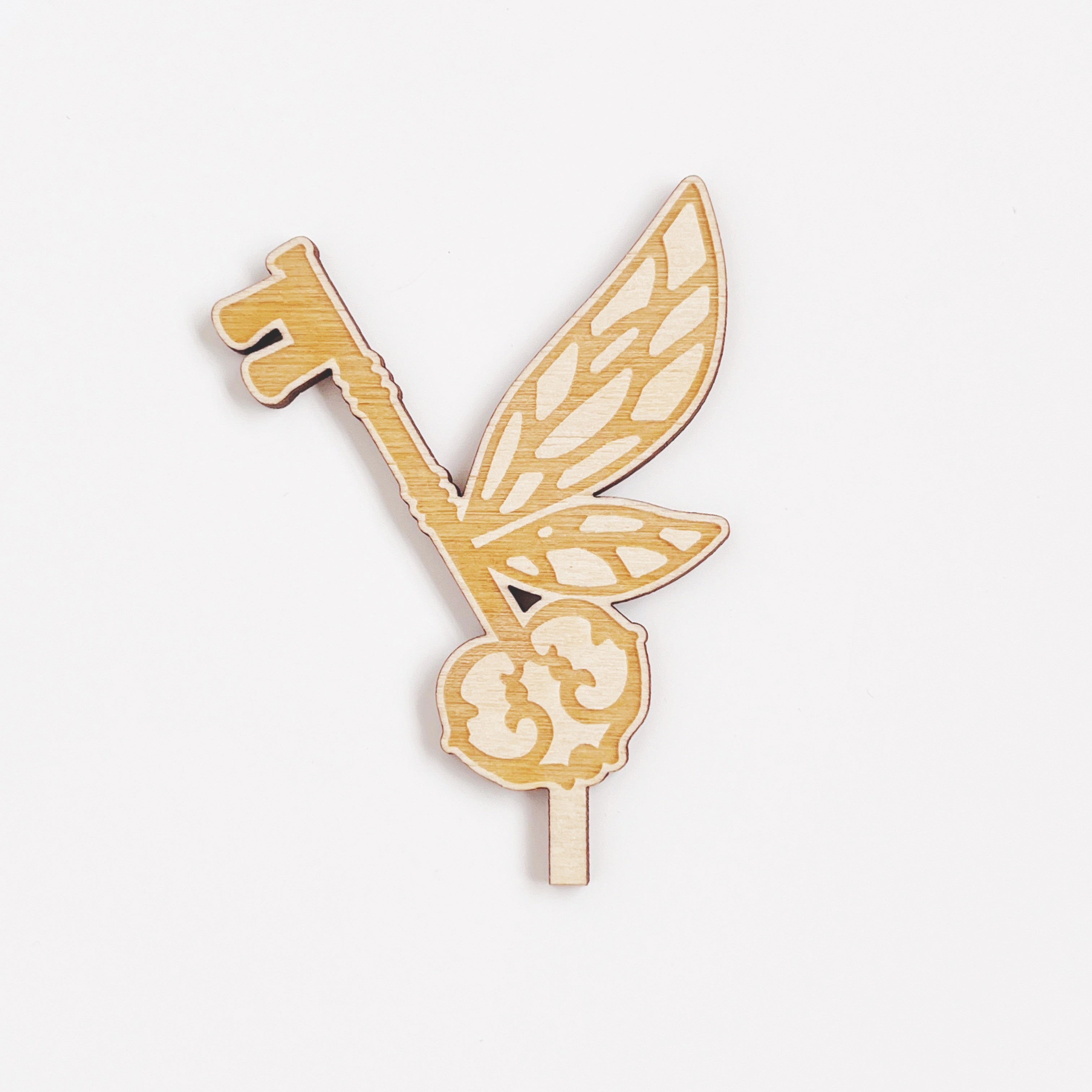 Motivstecker fliegender Schlüssel