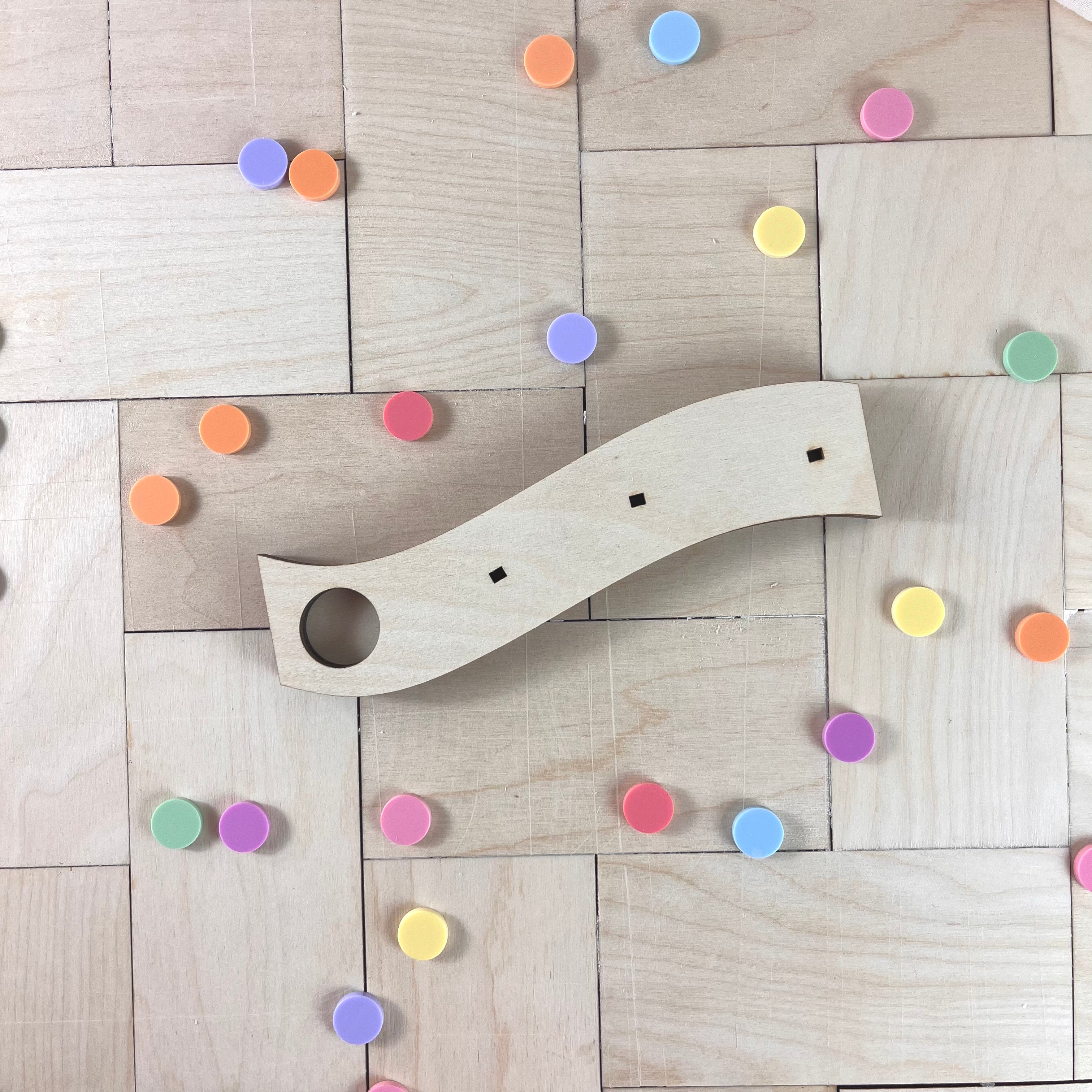 "Wavy" Modul Vase und Stecklöcher