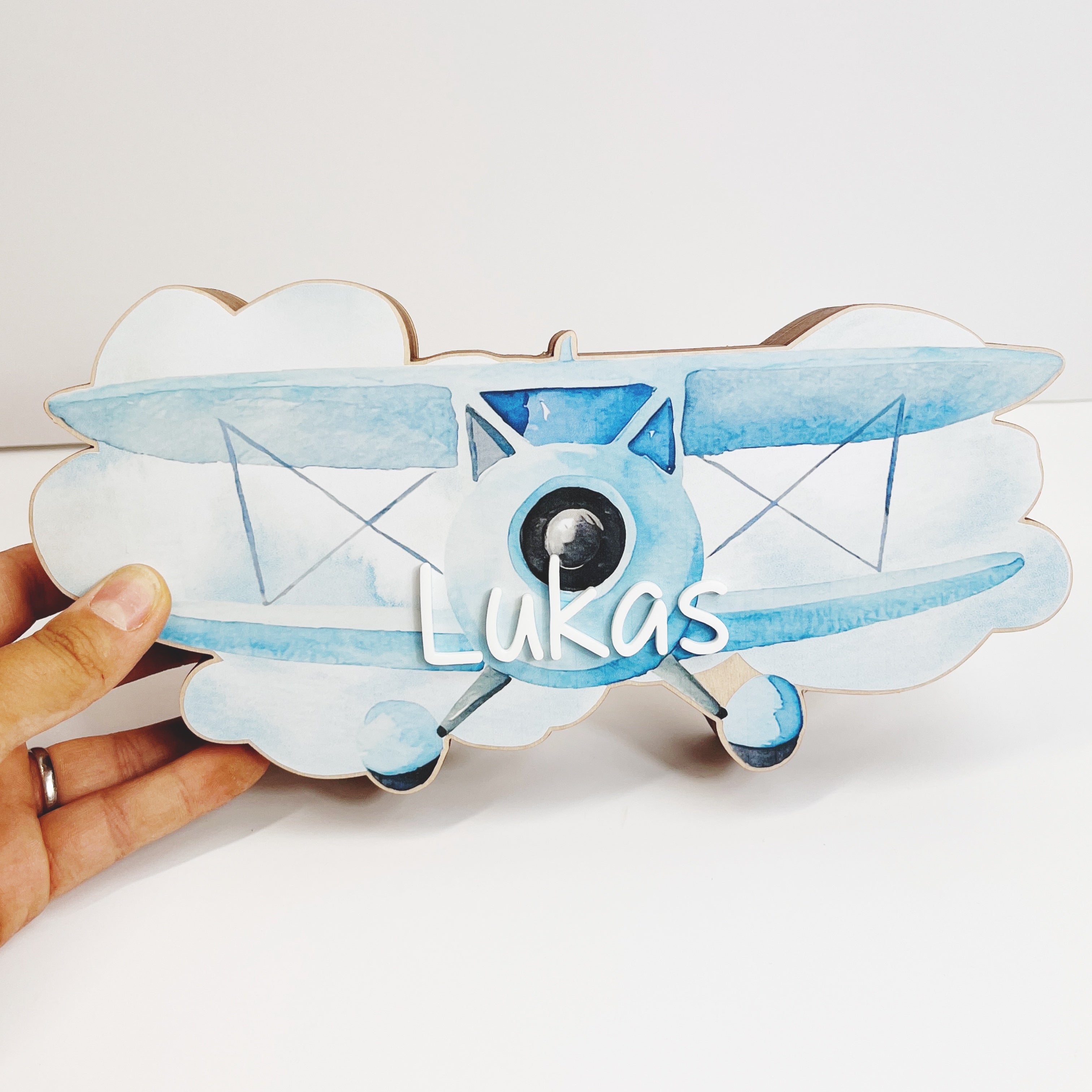 Flugzeug Spardose "Lukas"