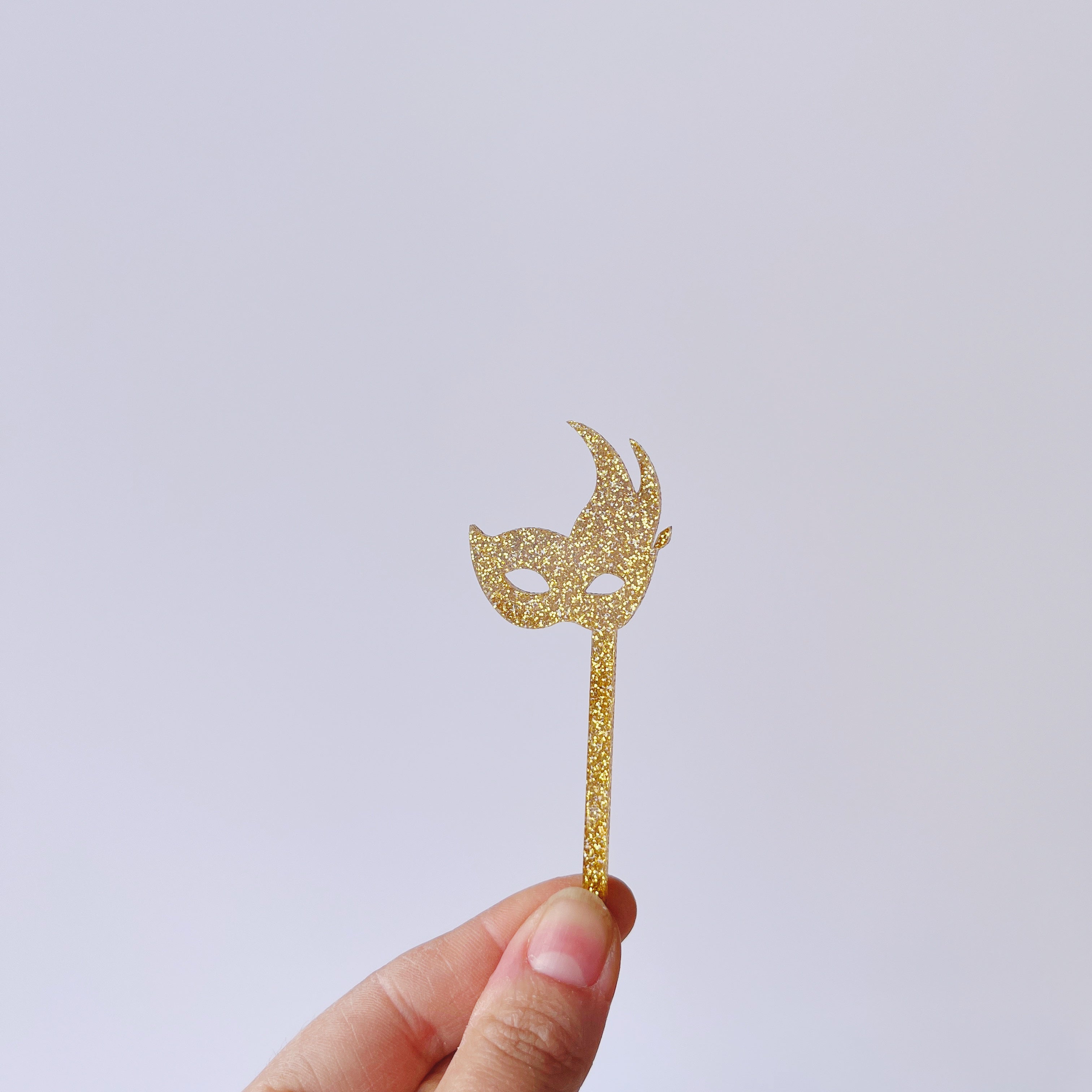 Motivstecker Maske für Zirkusmotto