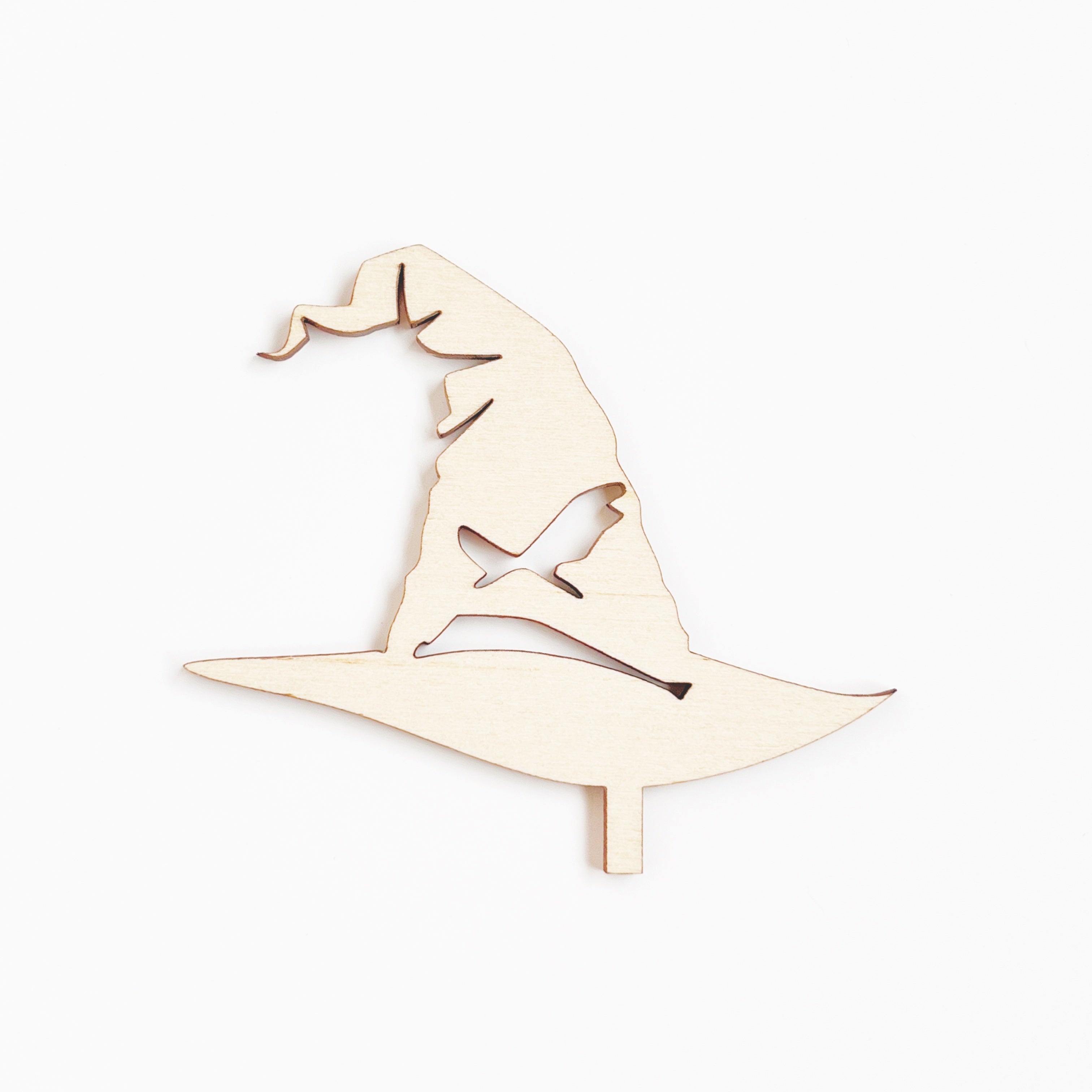 Motivstecker aus Holz, Sprechender Zauberhut