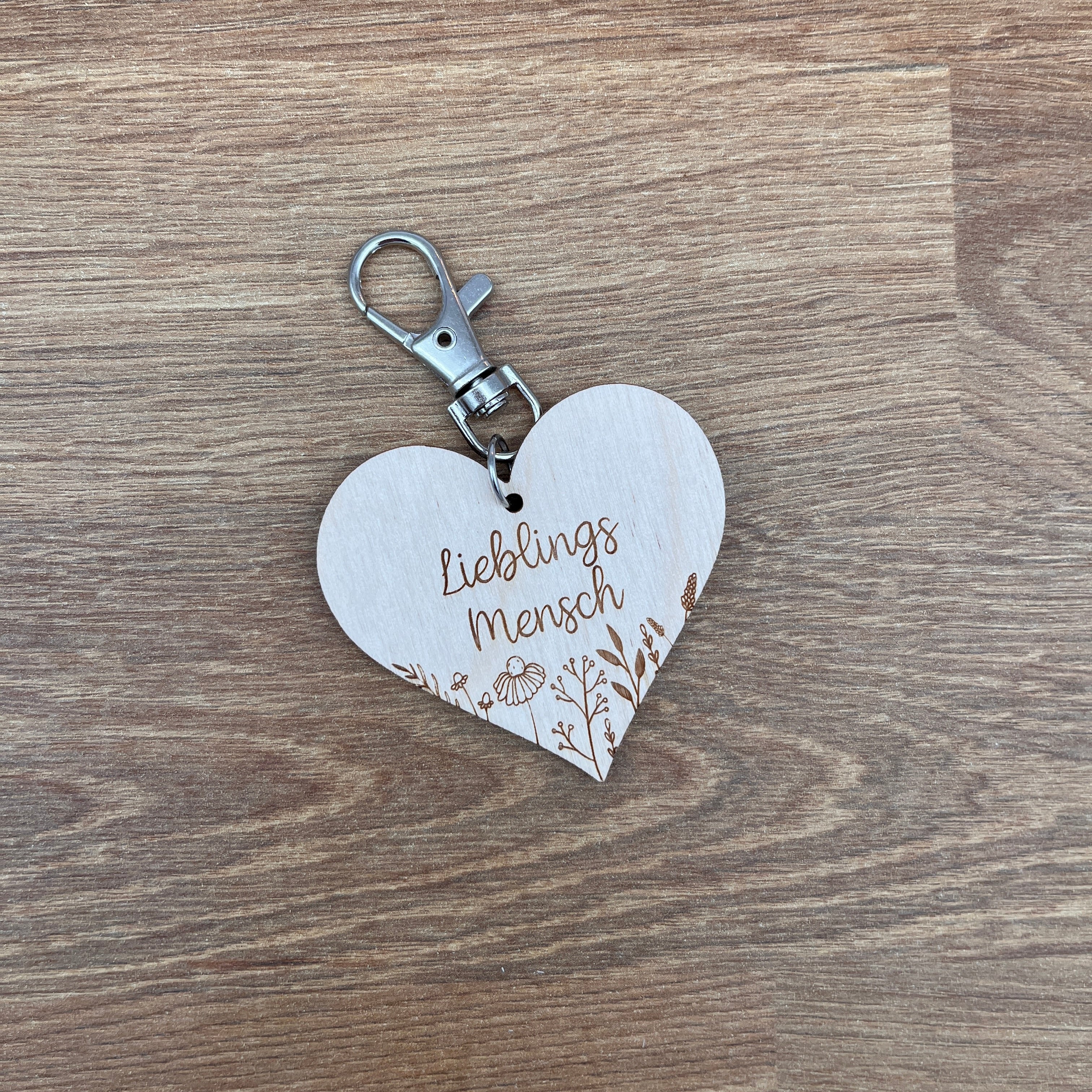 Schlüsselanhänger "Lieblingsmensch" Herz
