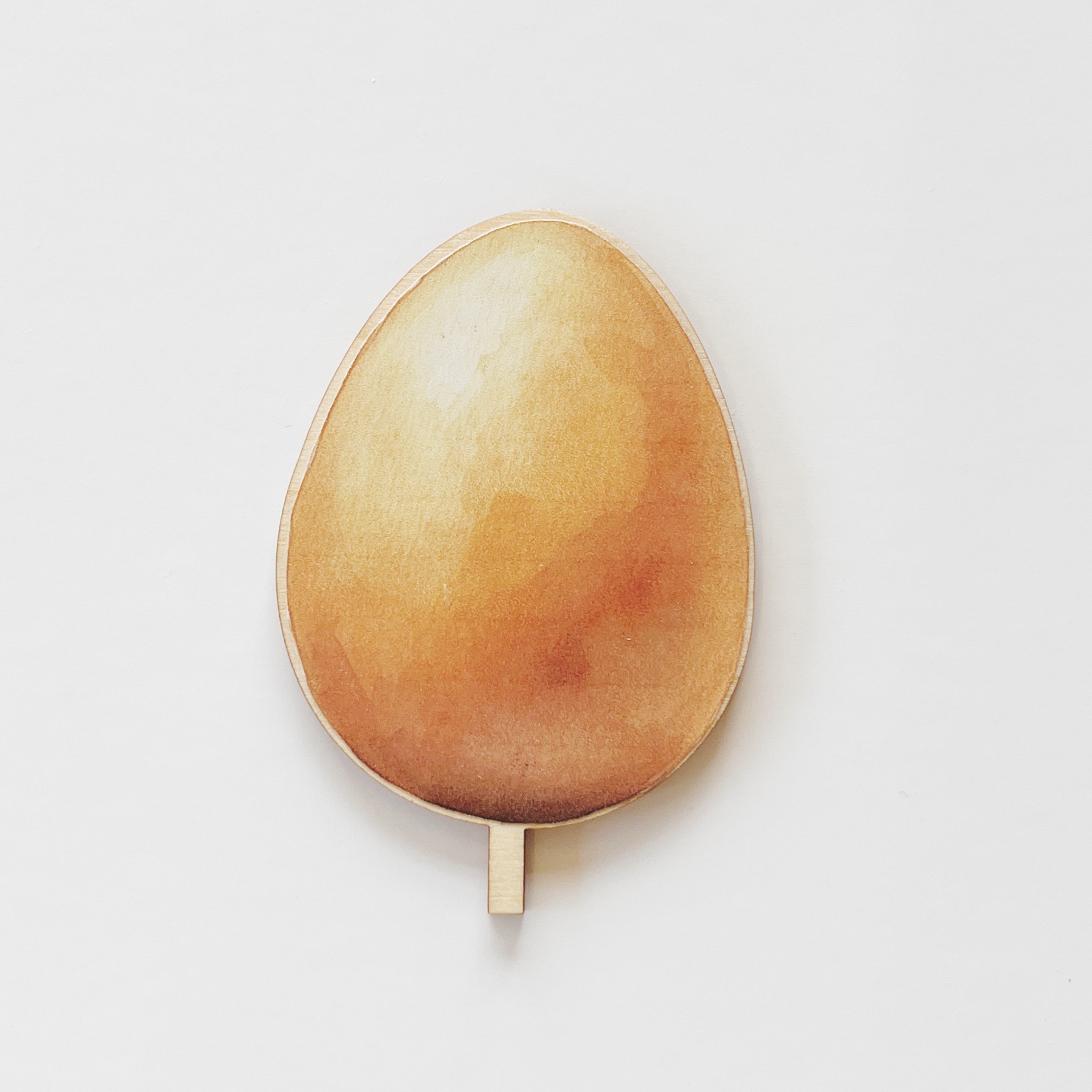 Motivstecker Ei naturfarben