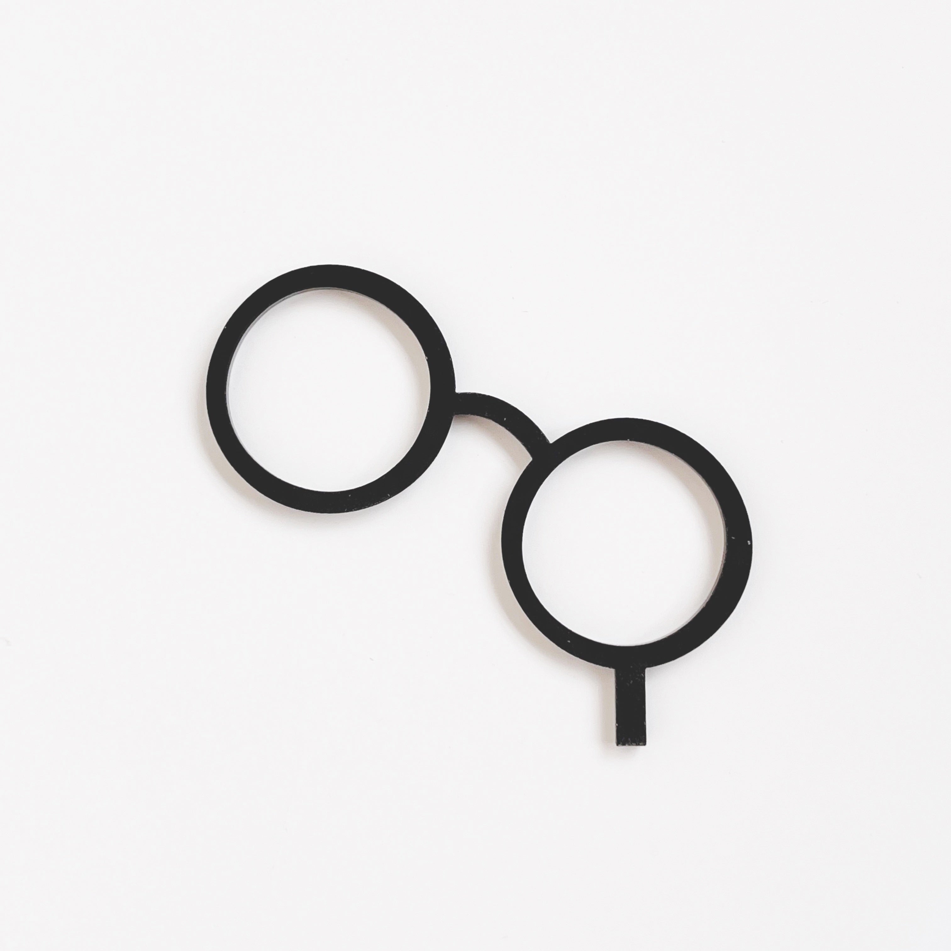 Acryl Harrys Brille in schwarz