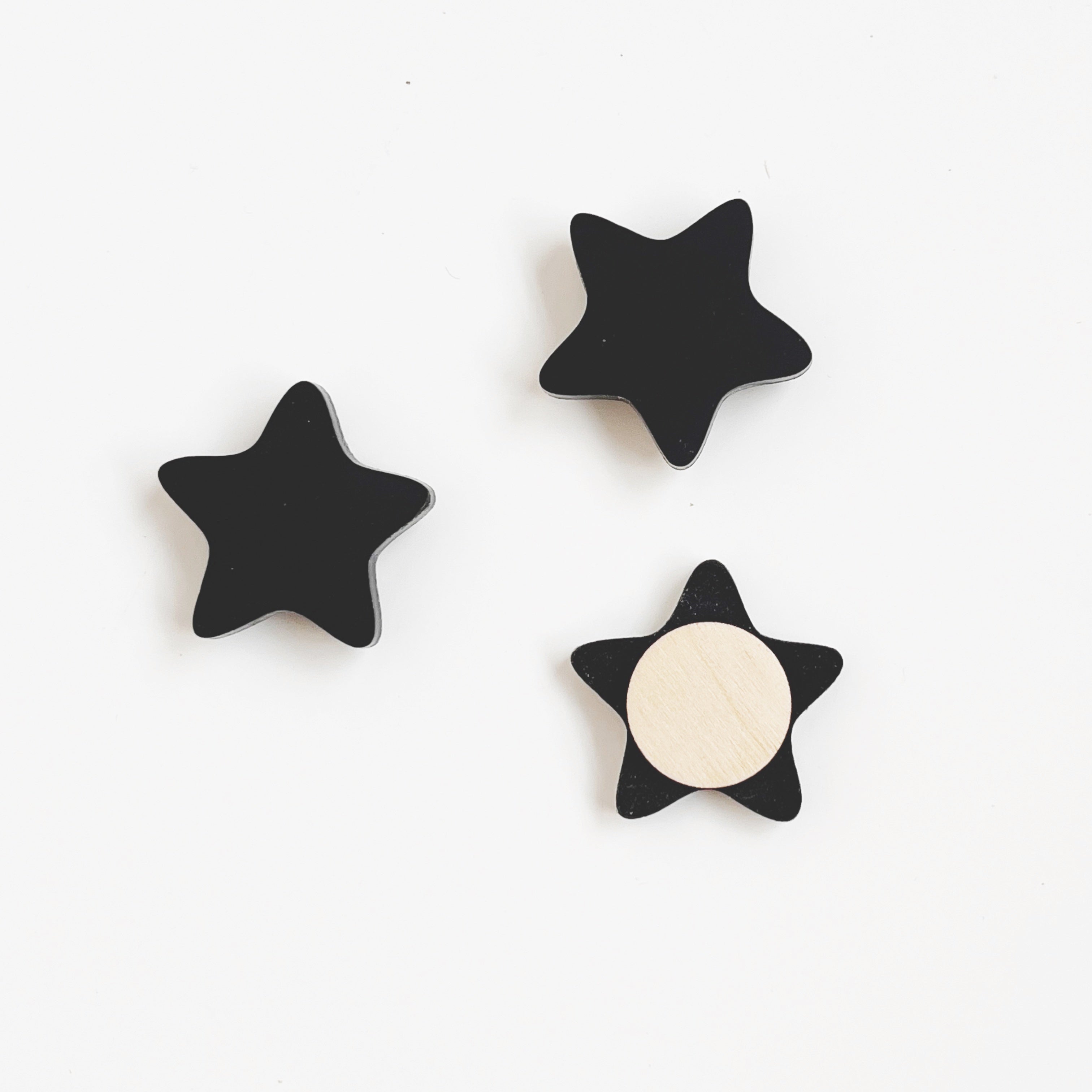 Harry Potter inspired Deko, Modulstecker Sterne in schwarz