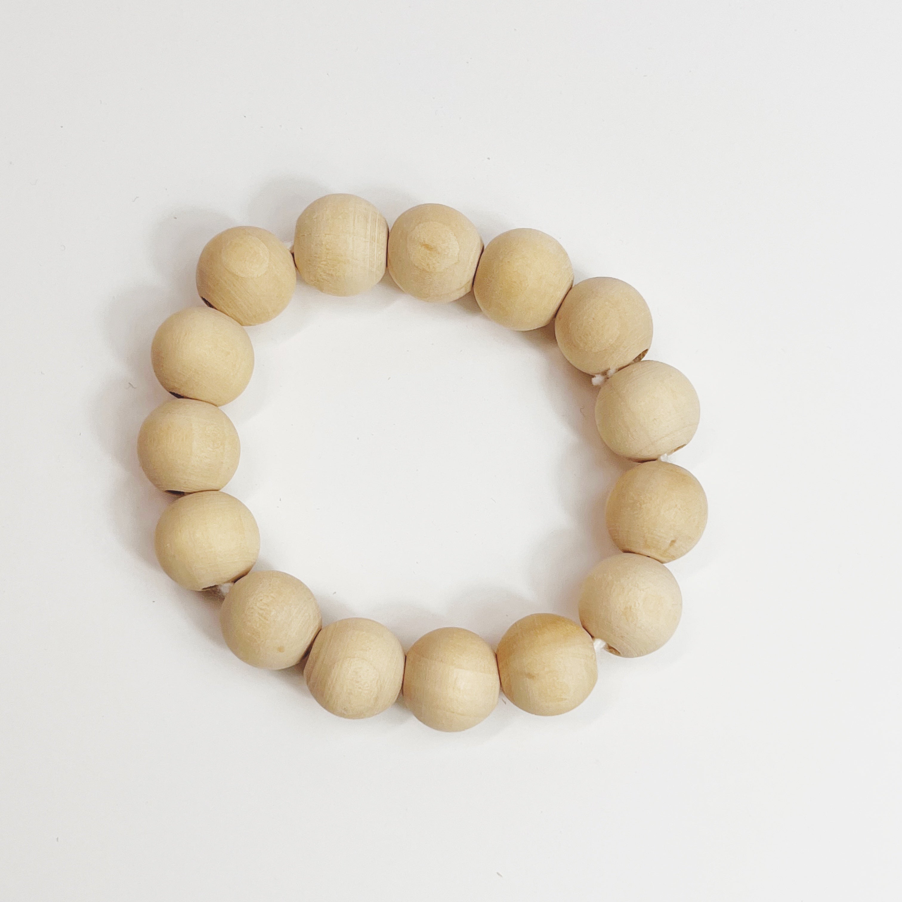 Serviettenring aus Holzperlen