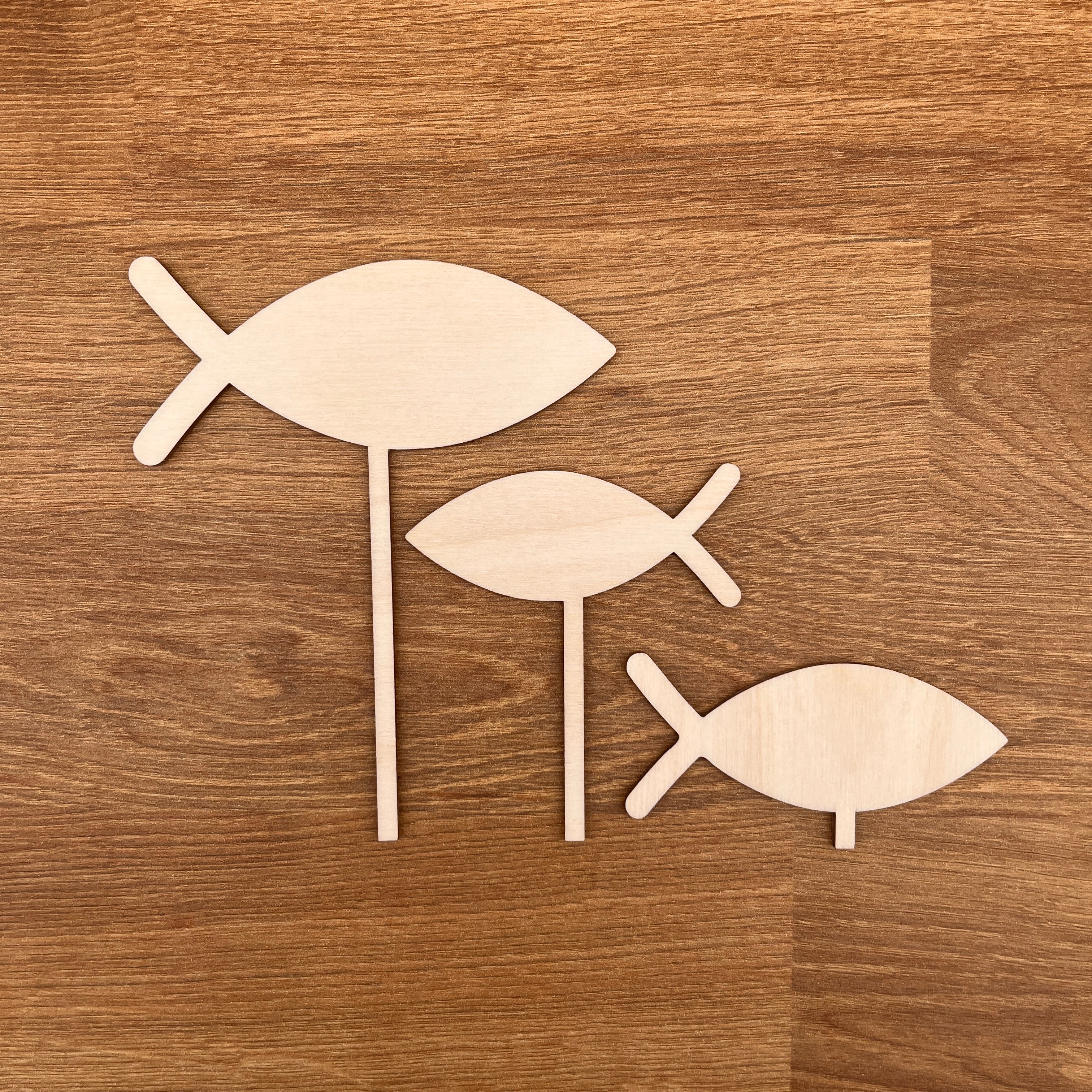 Motivstecker Fische 3er Set