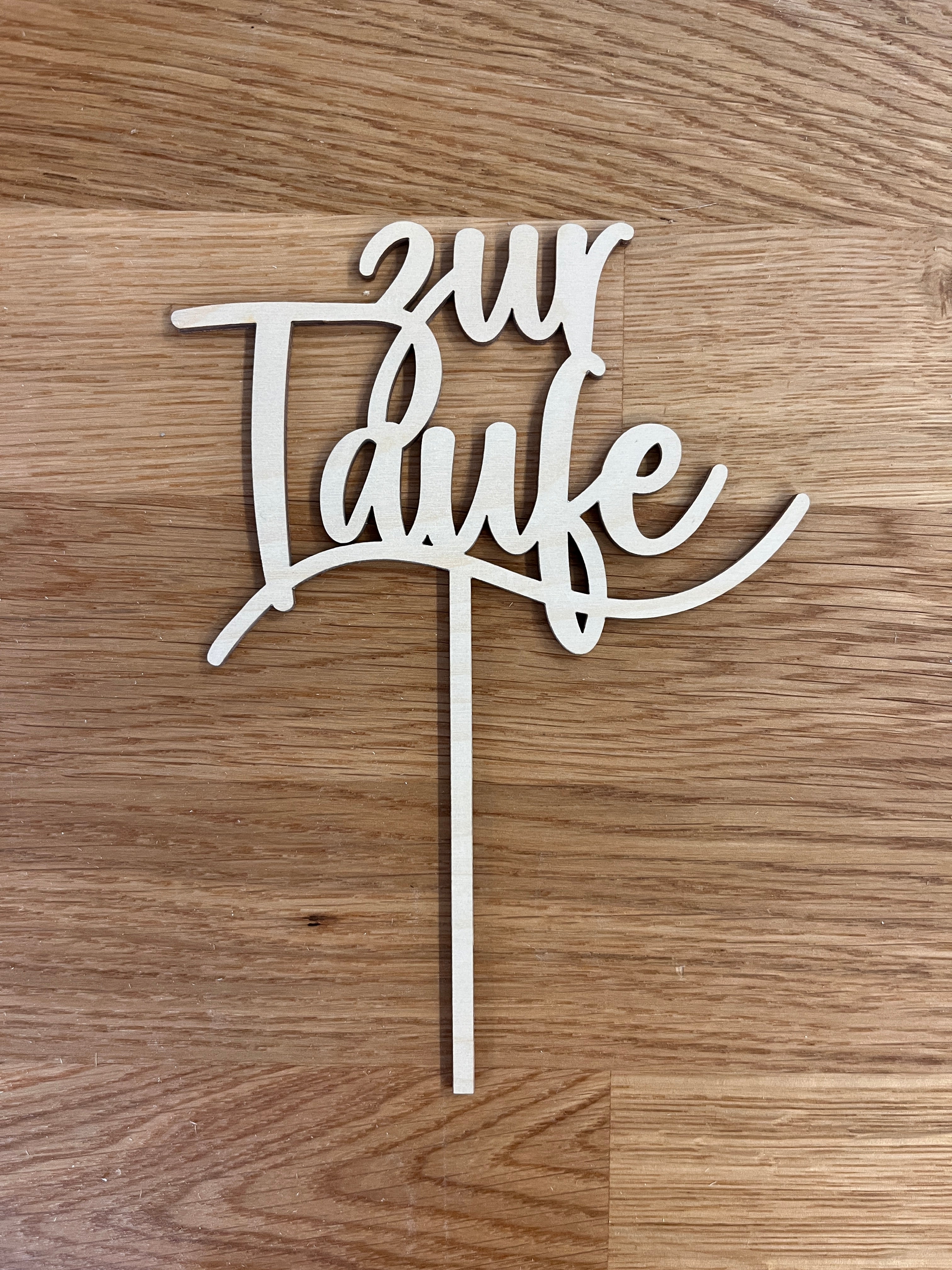 Motivstecker "zur Taufe"