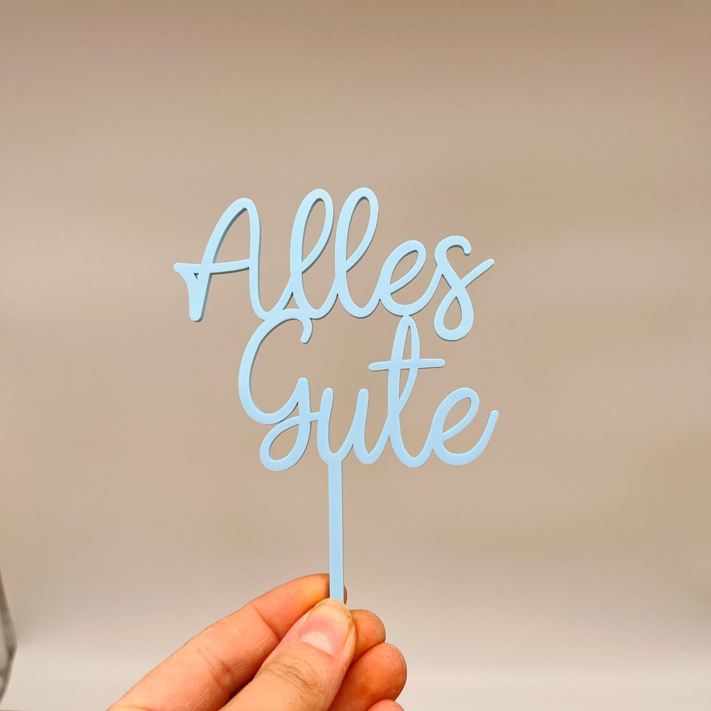 Motivstecker "Alles Gute" in Acryl