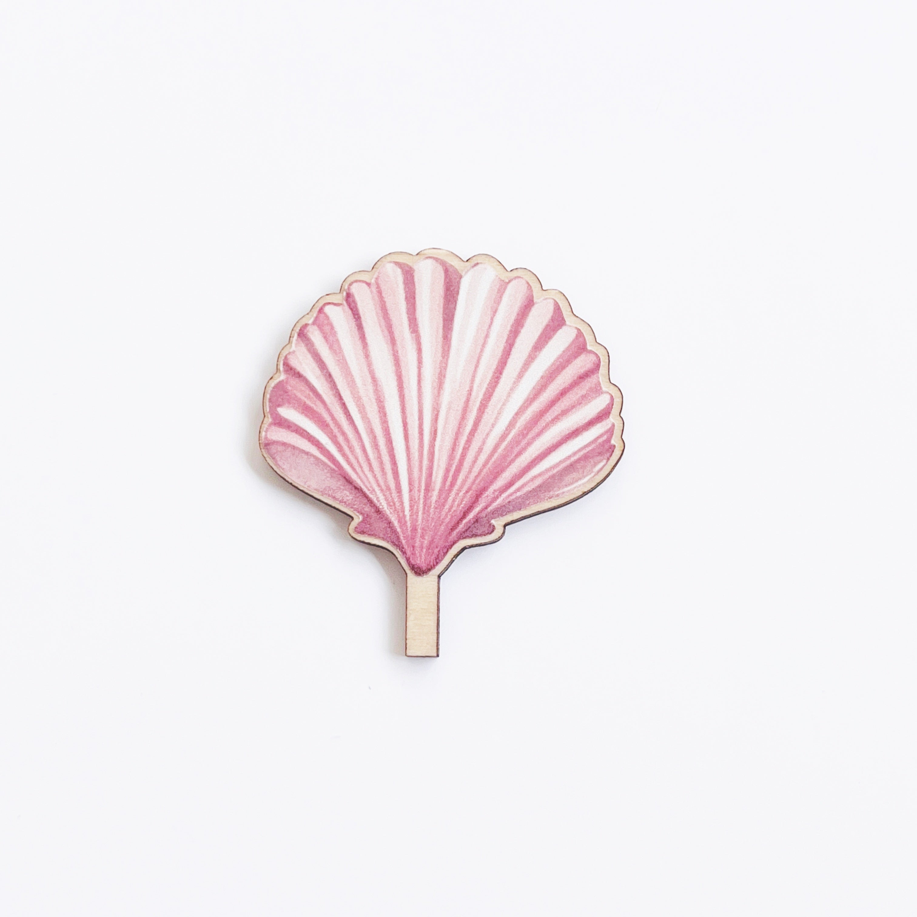 Meerjungfrau Motto Motivstecker rosa Muschel farbig