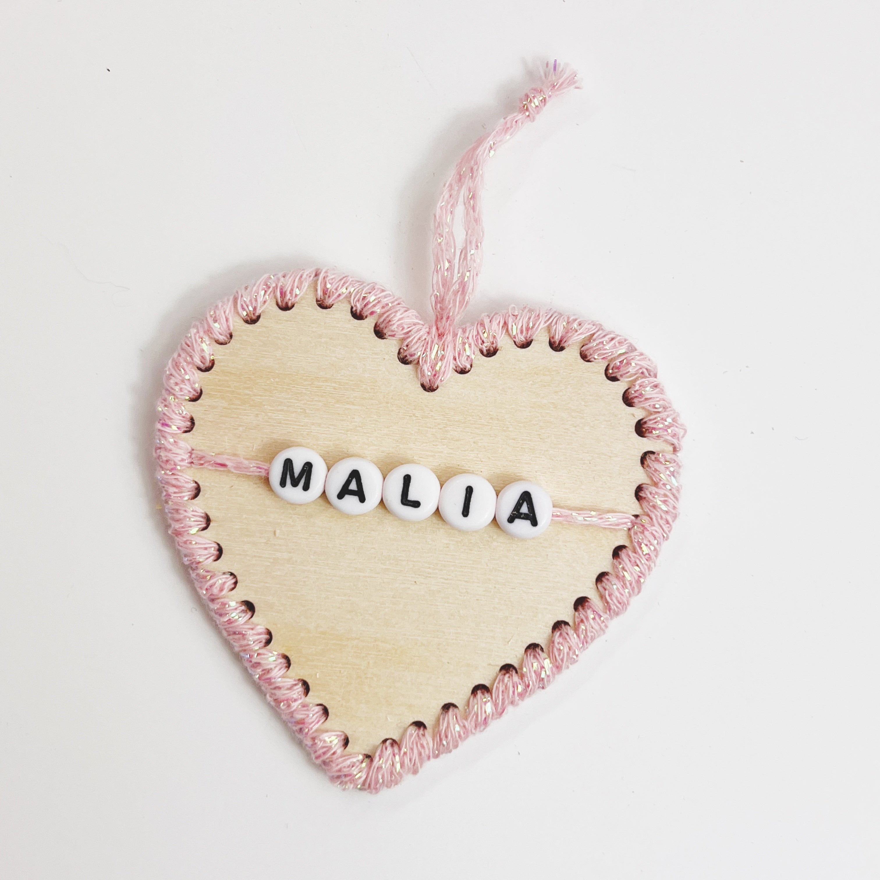 Besticktes Herz "Malia"