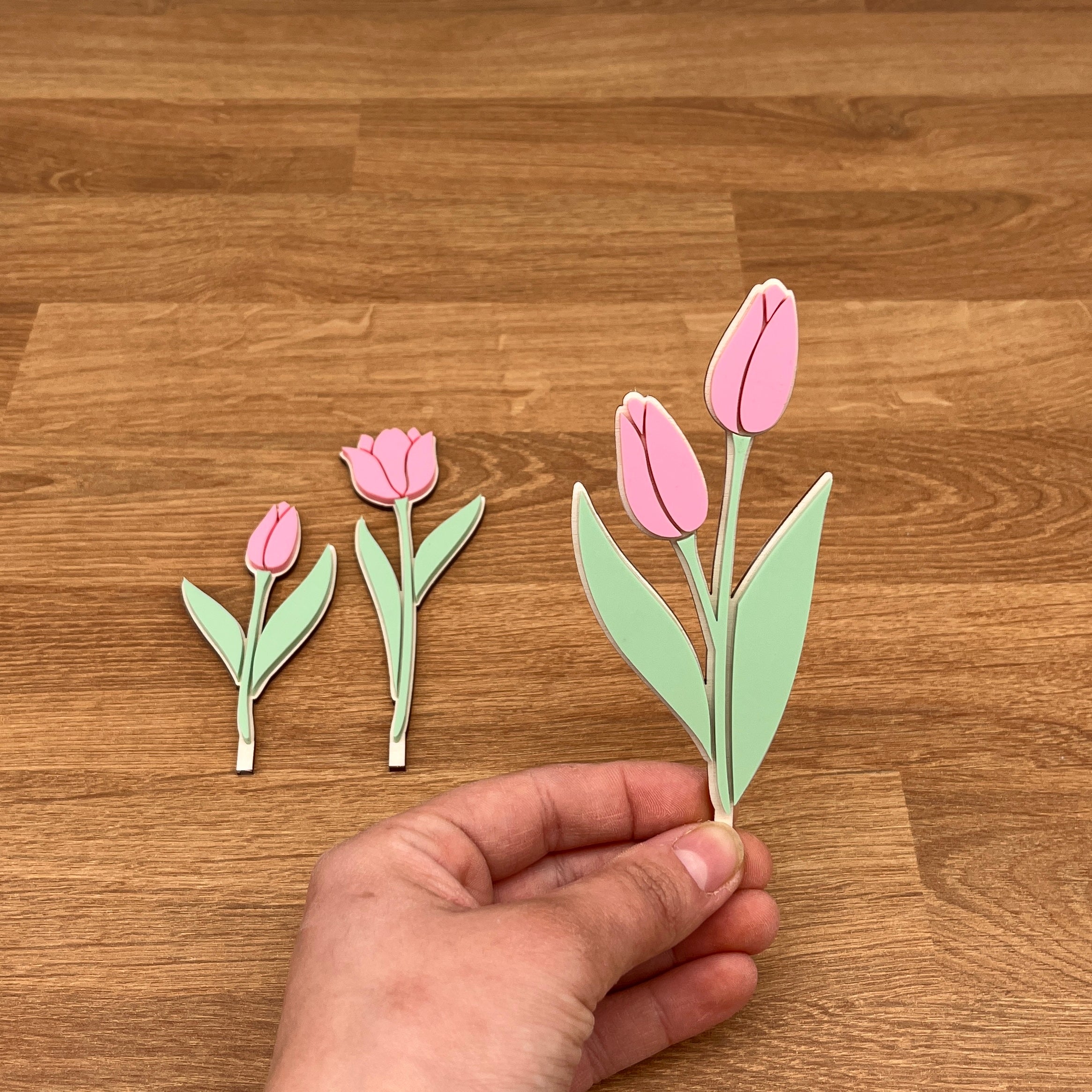 Tulpen Motivstecker Set