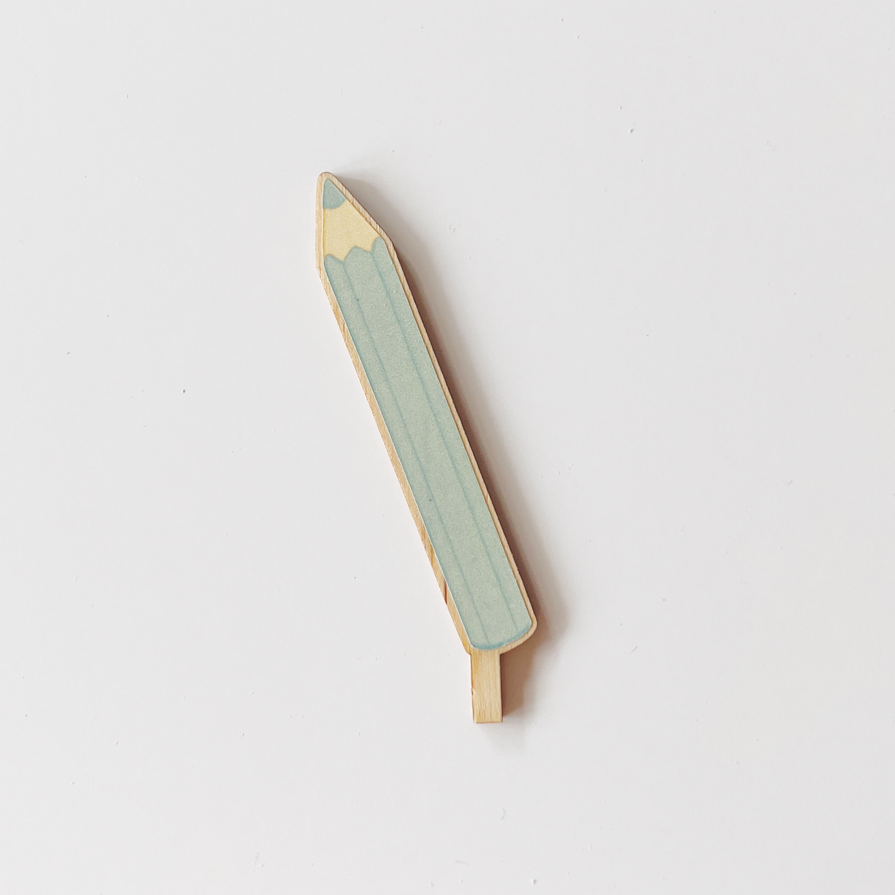 Motivstecker Buntstift hellblau
