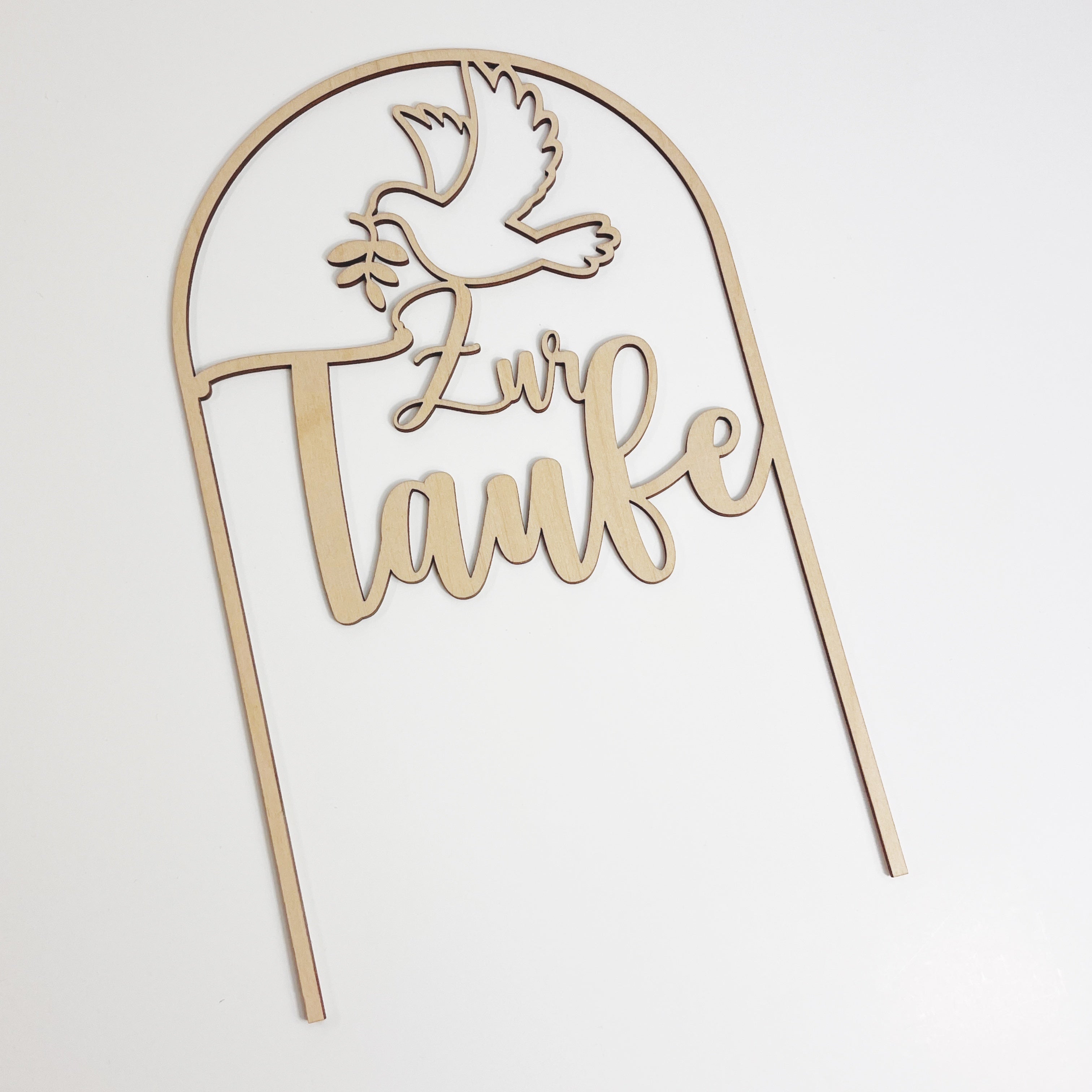 Caketopper "zur Taufe"