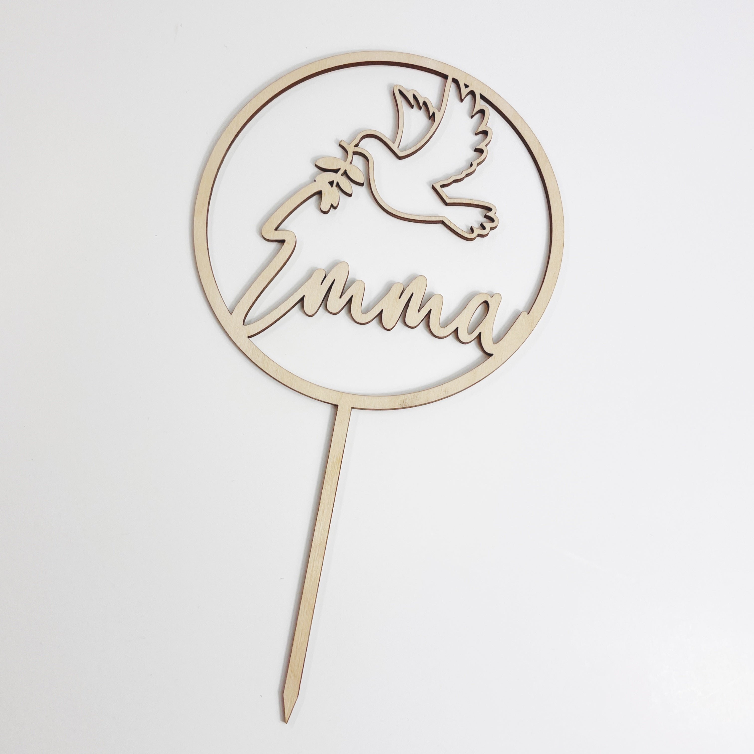 Caketopper "Emma" mit Taube