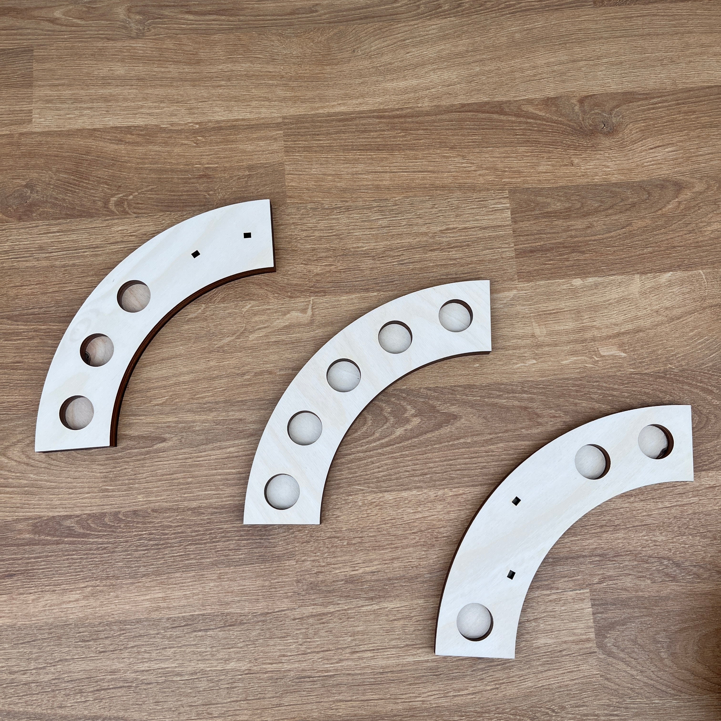 Viertelmodule für Reagenzgläser