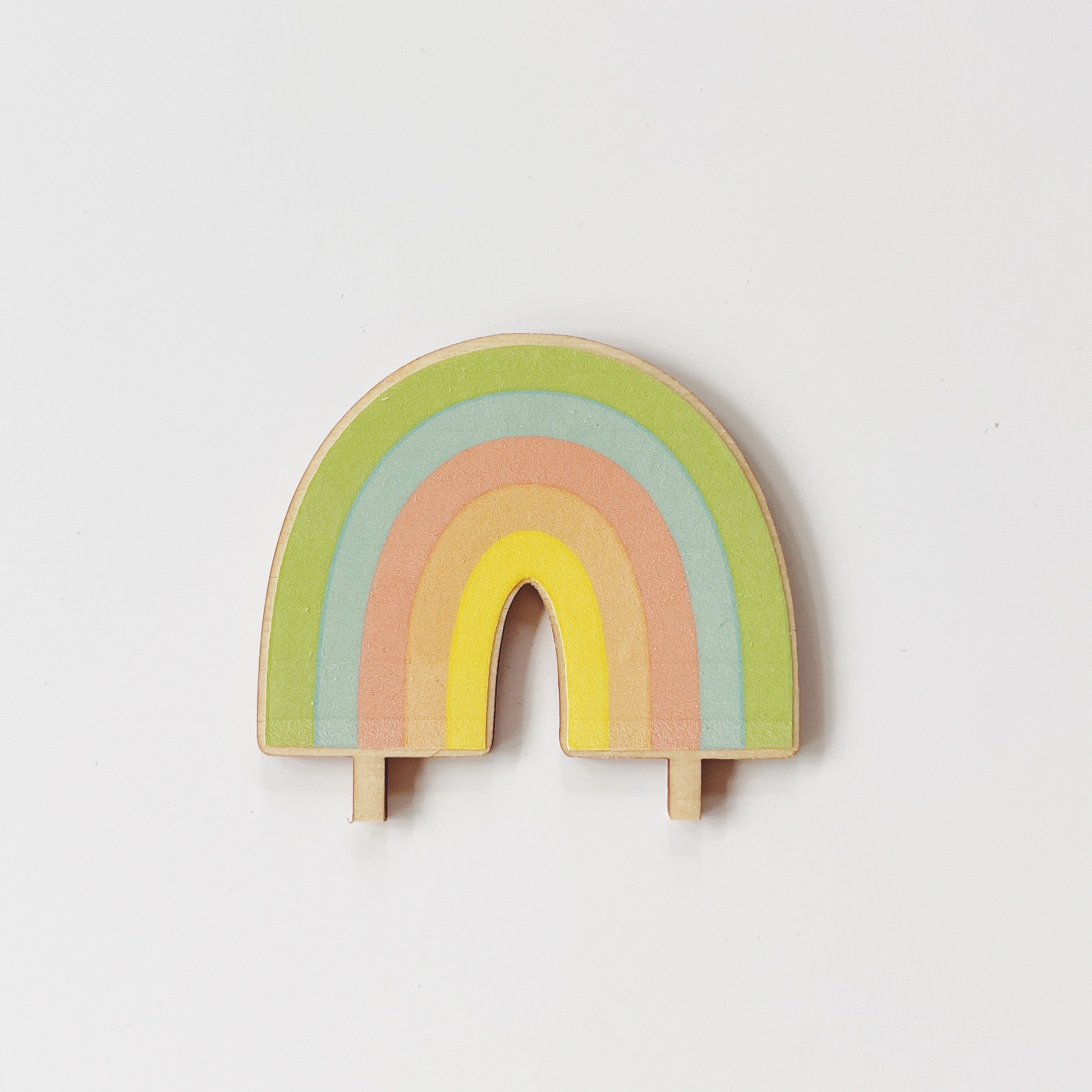Motivstecker Regenbogen Pastellfarben