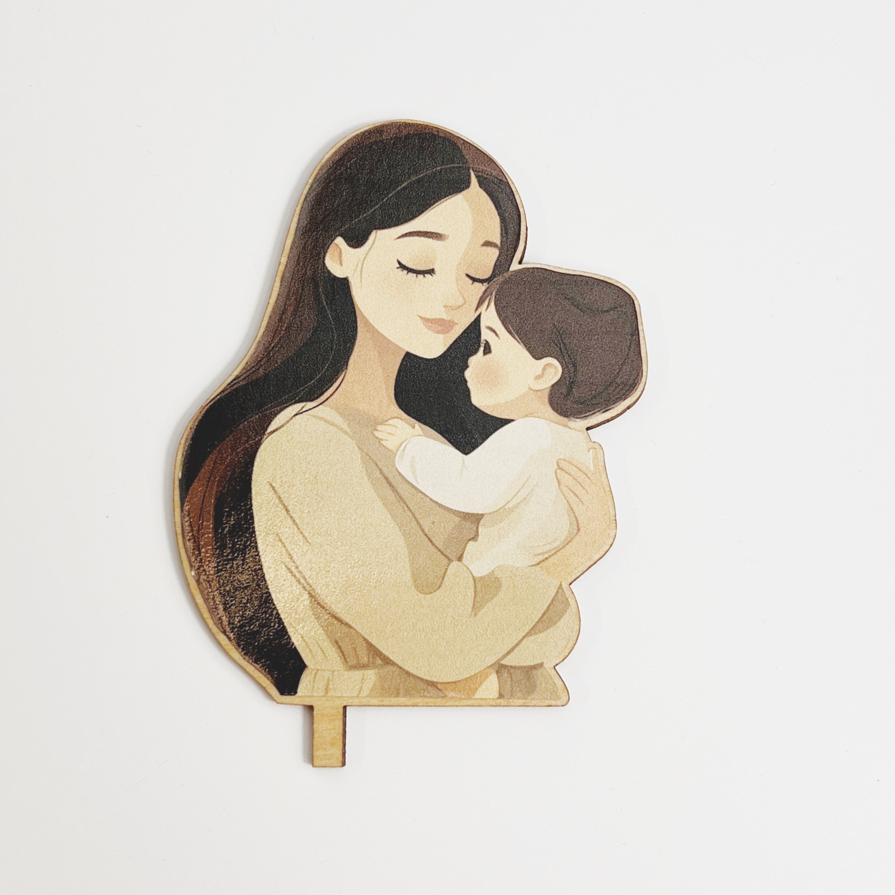 Motivstecker Mutter mit Kind