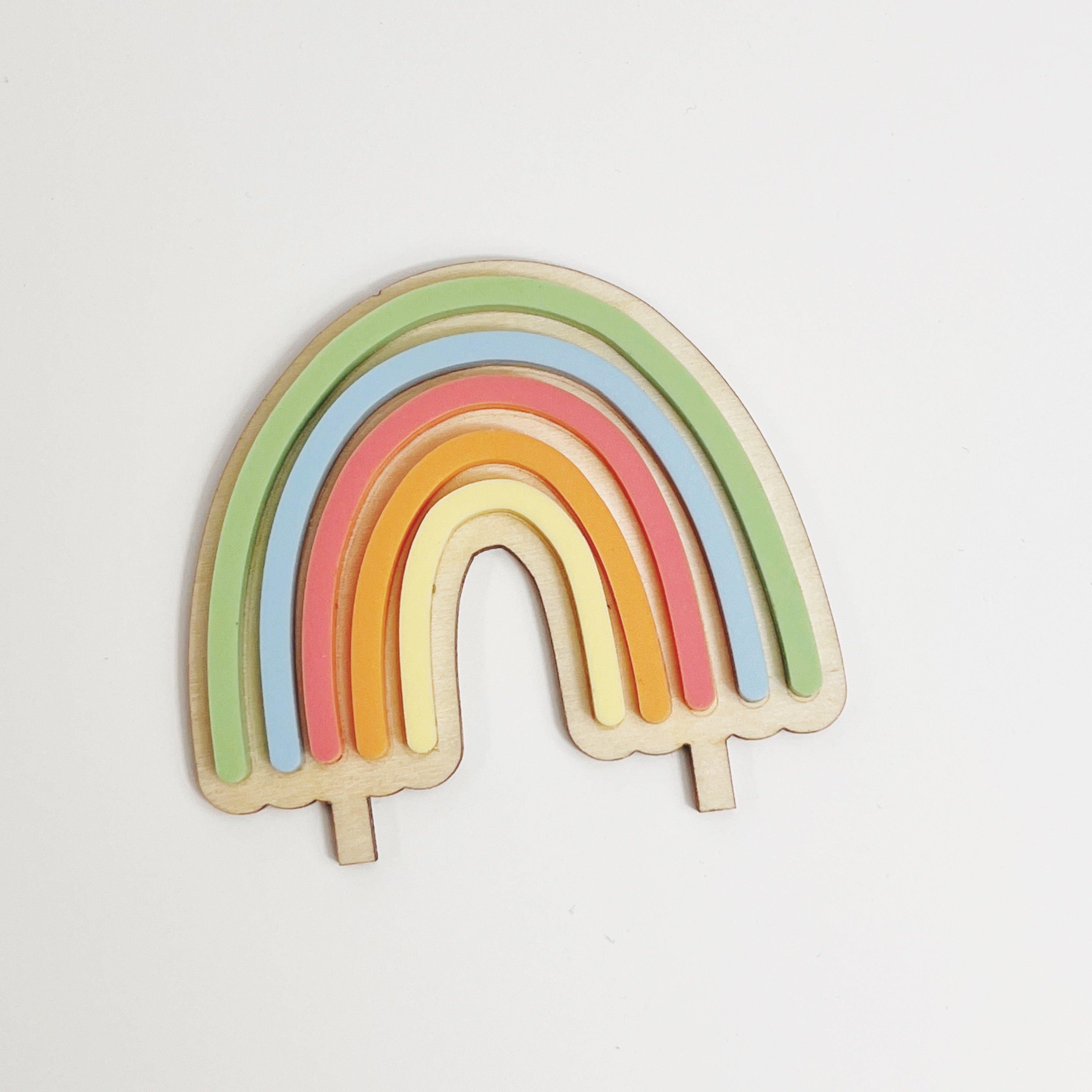 Motivstecker Regenbogen bunt