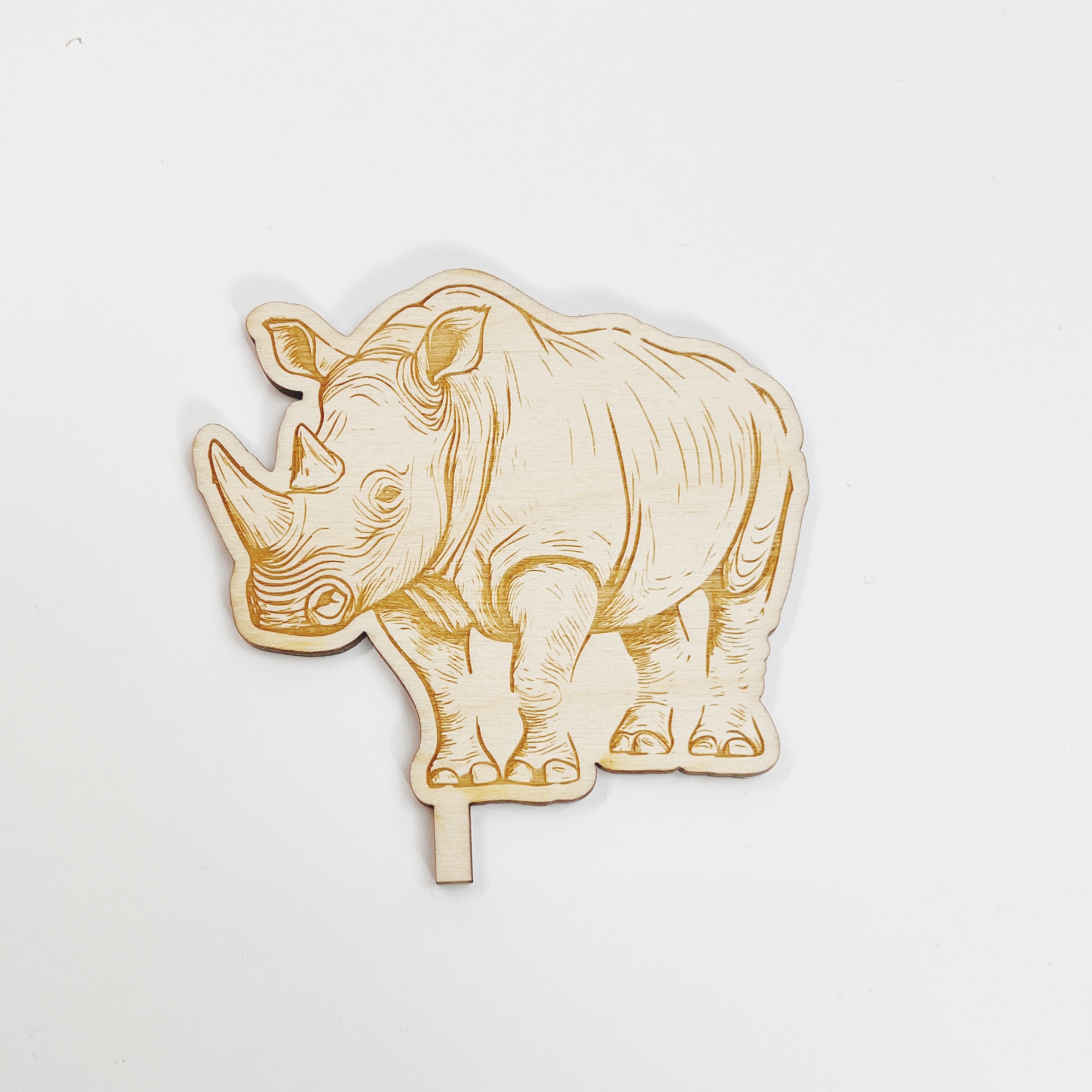 Motivstecker Nashorn