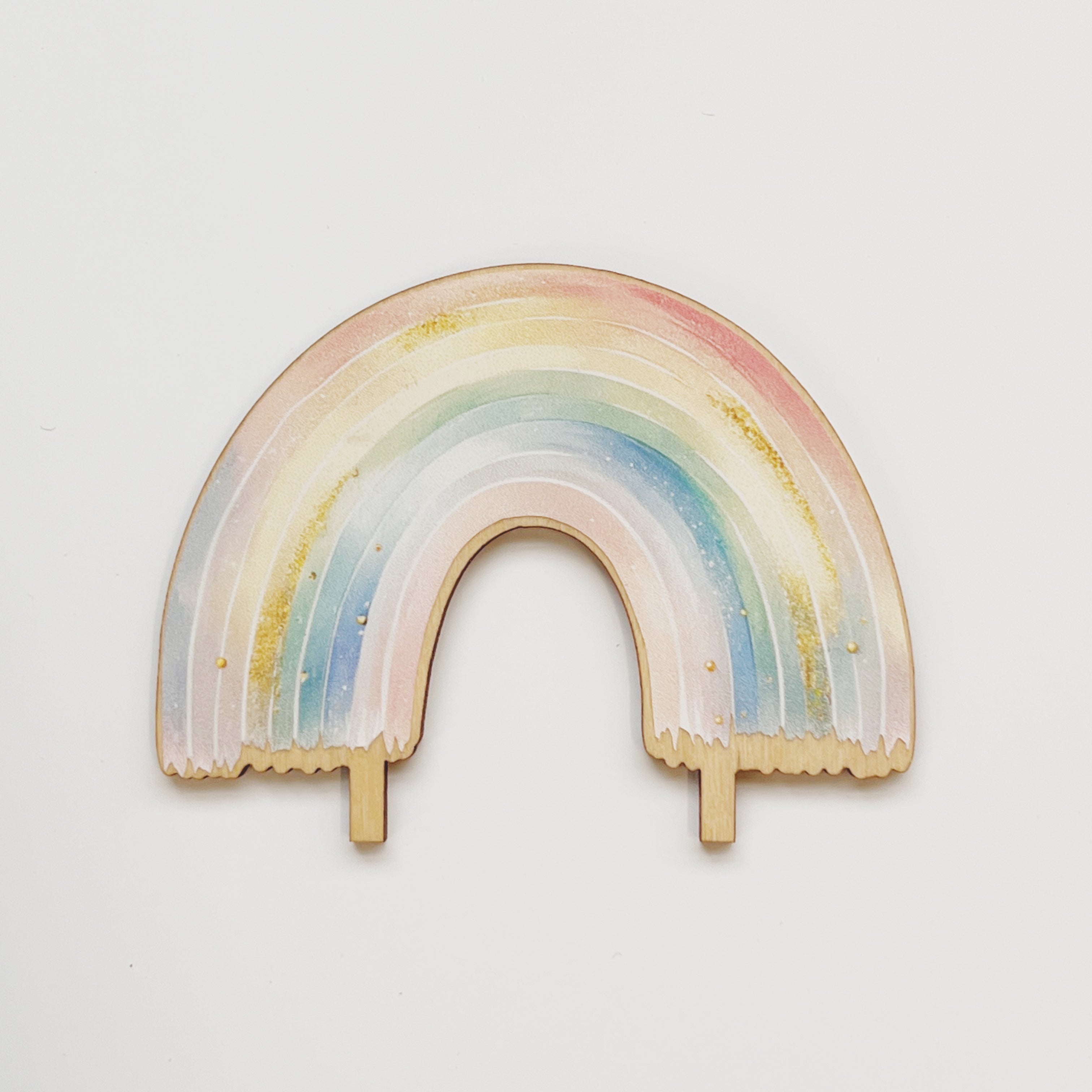 Motivstecker Regenbogen Pastell